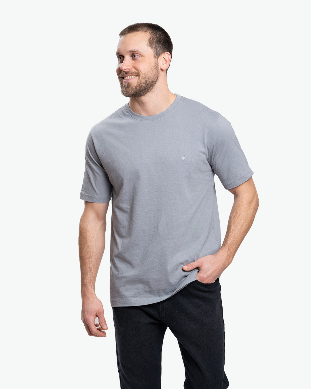 Polera Pima Plomo