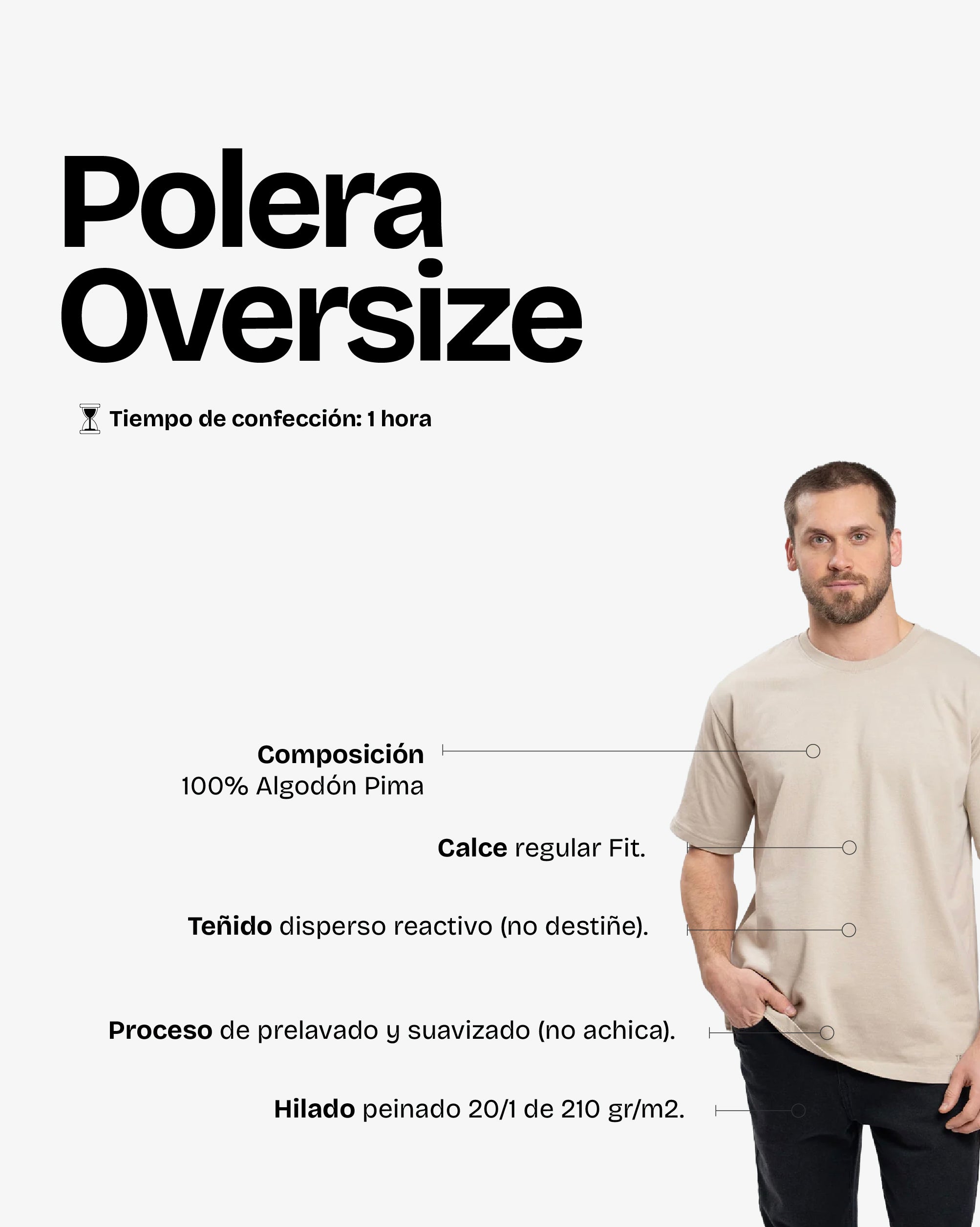 Polera OverSize Avellana