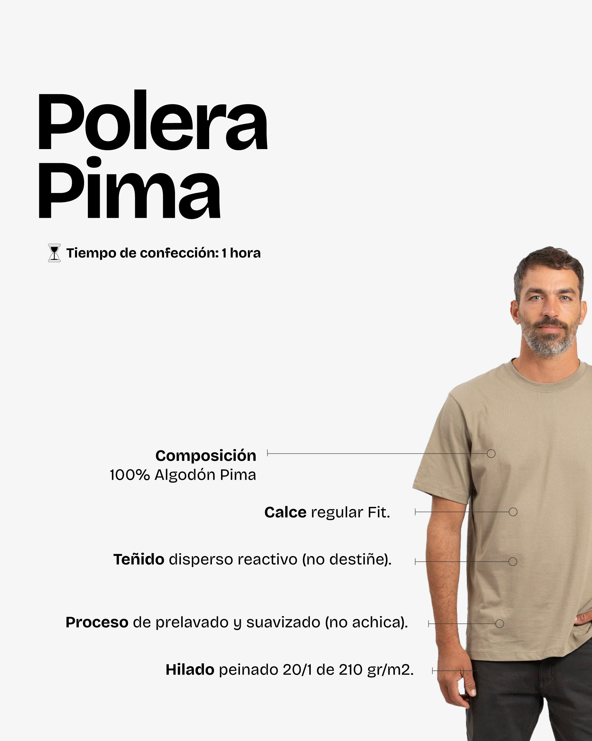 Polera Pima Avellana