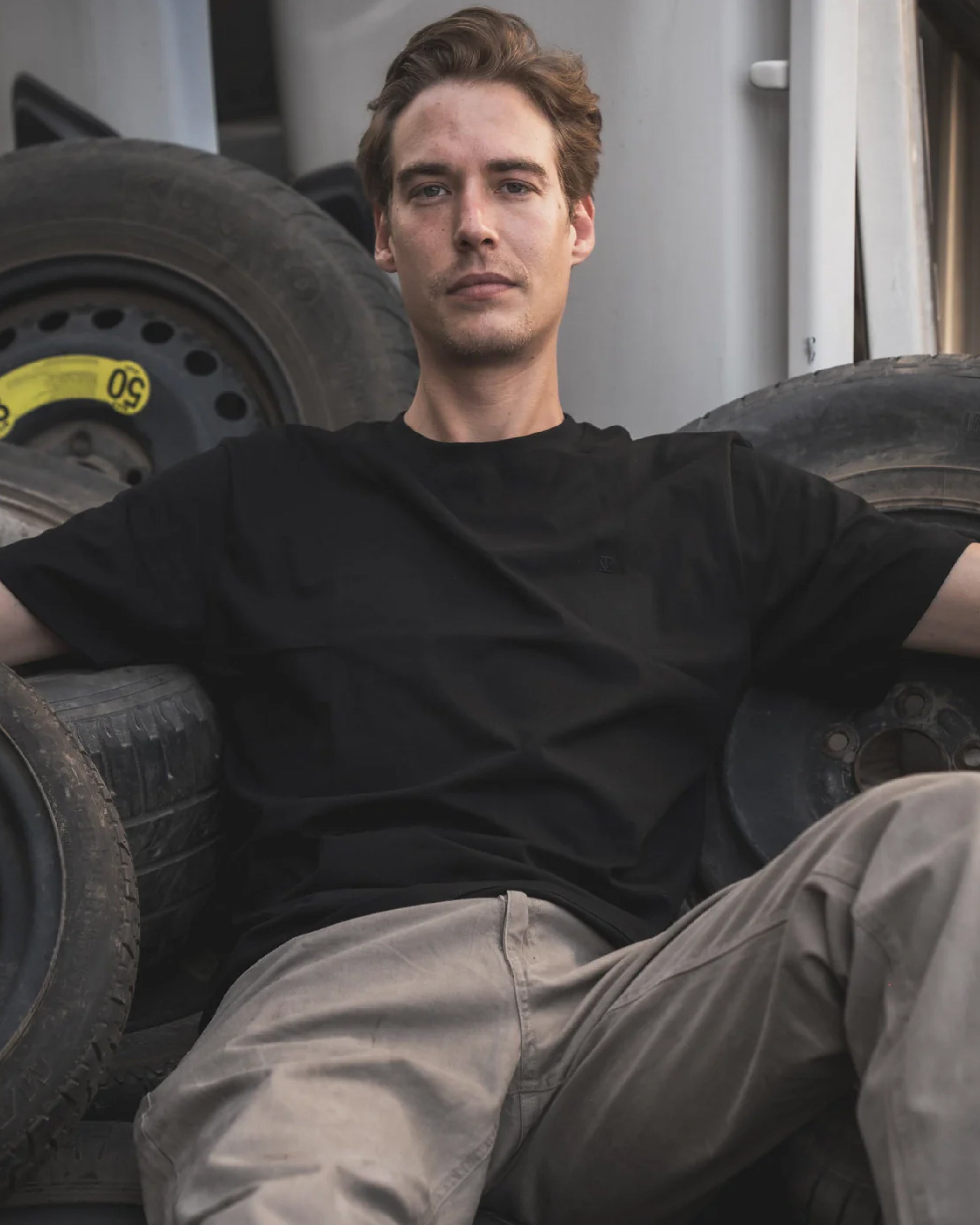 Polera Pima Negro - Trauko