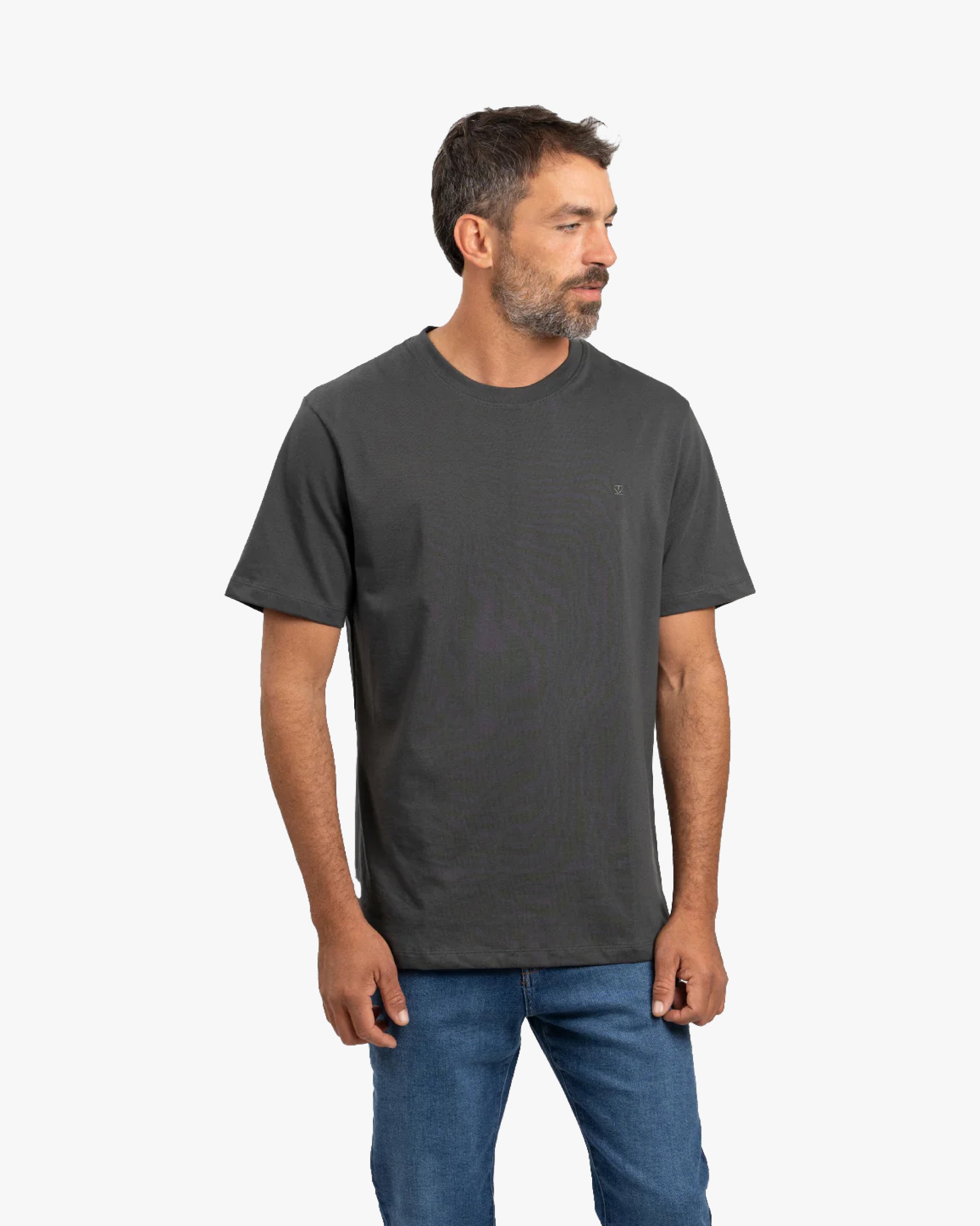 Polera Pima Gris - Trauko