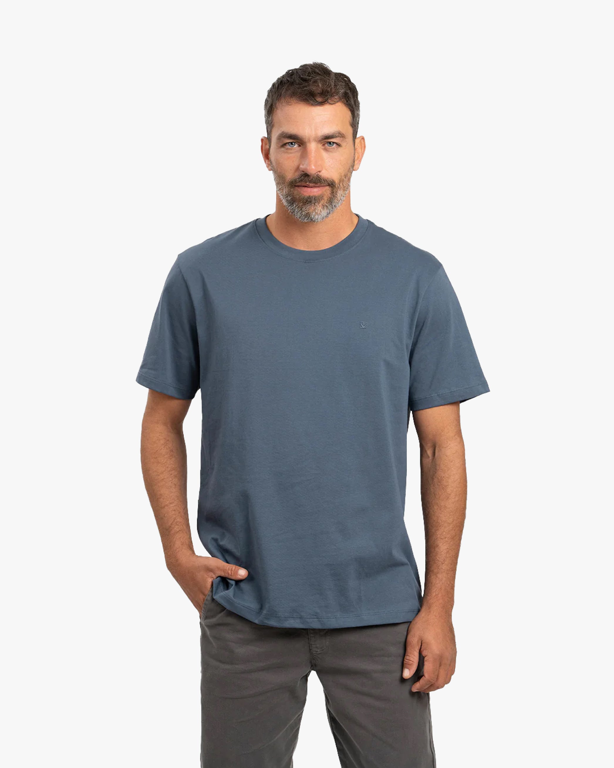 Polera Pima Azul