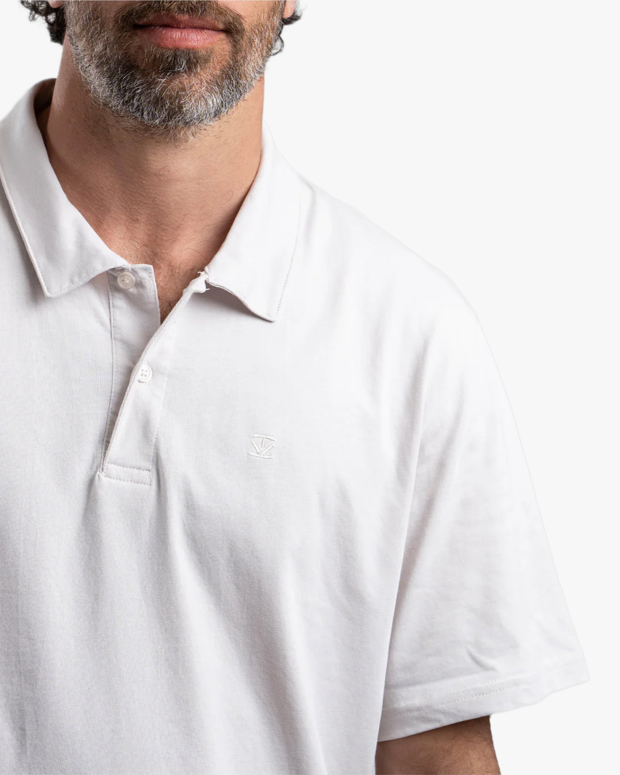 Polera Polo White - Trauko