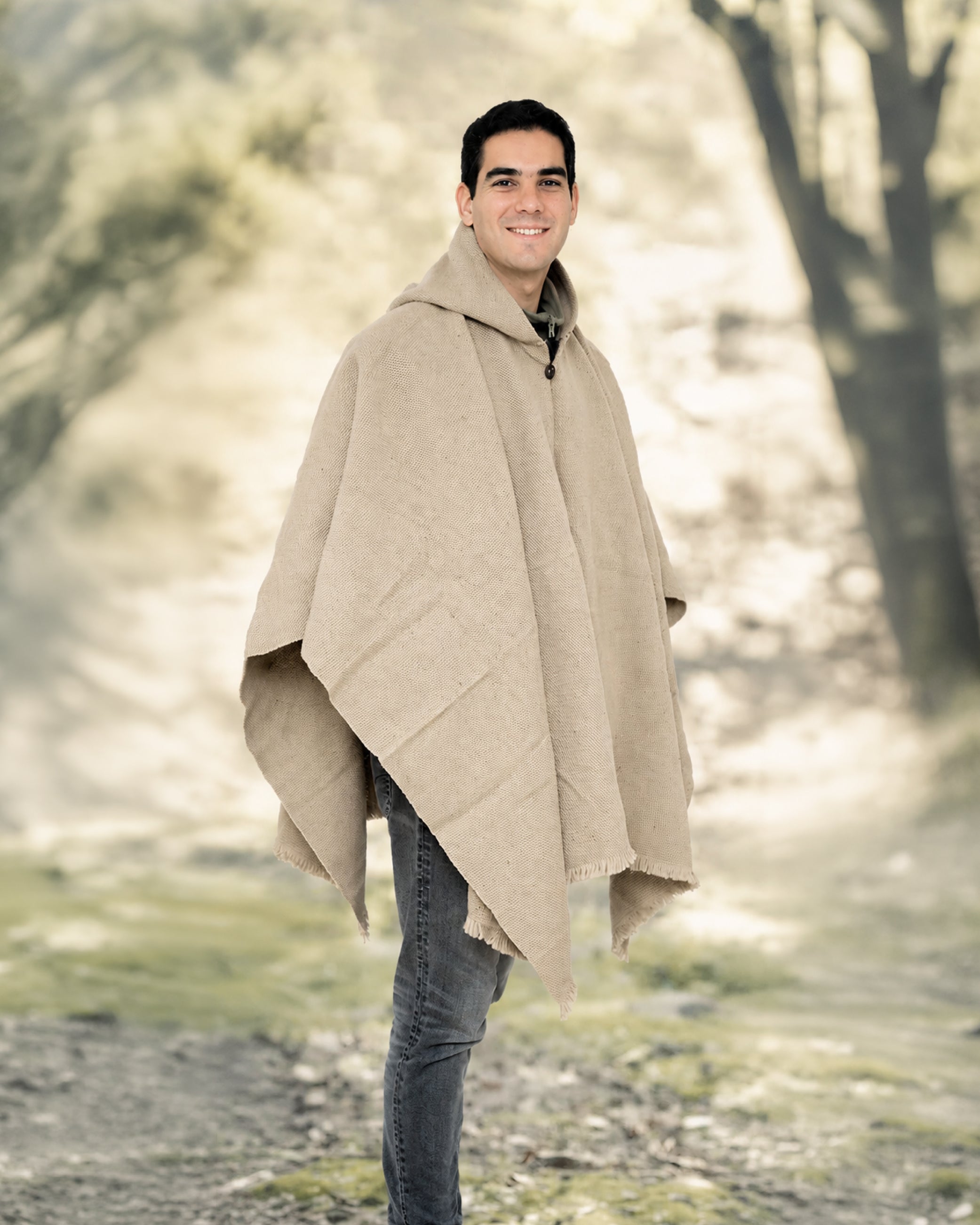 Poncho Beige - Trauko