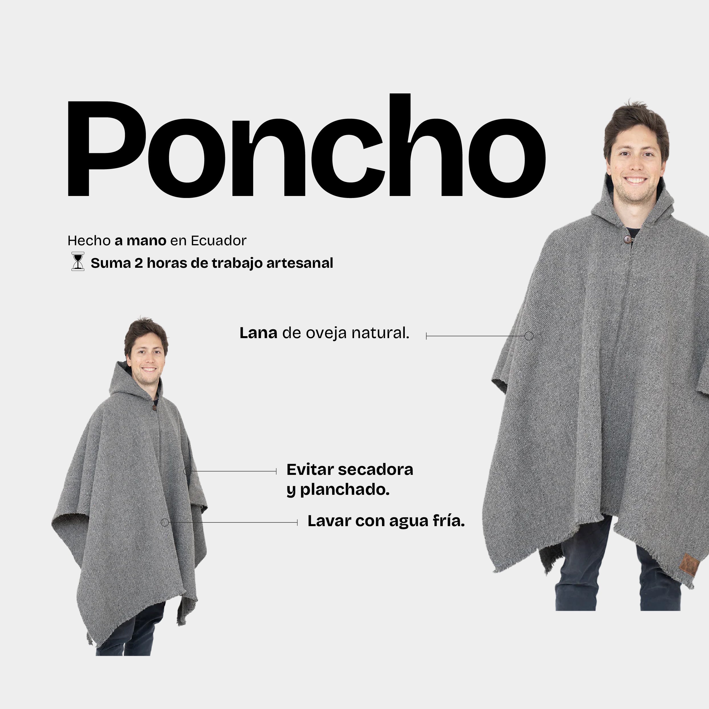 Poncho Gris