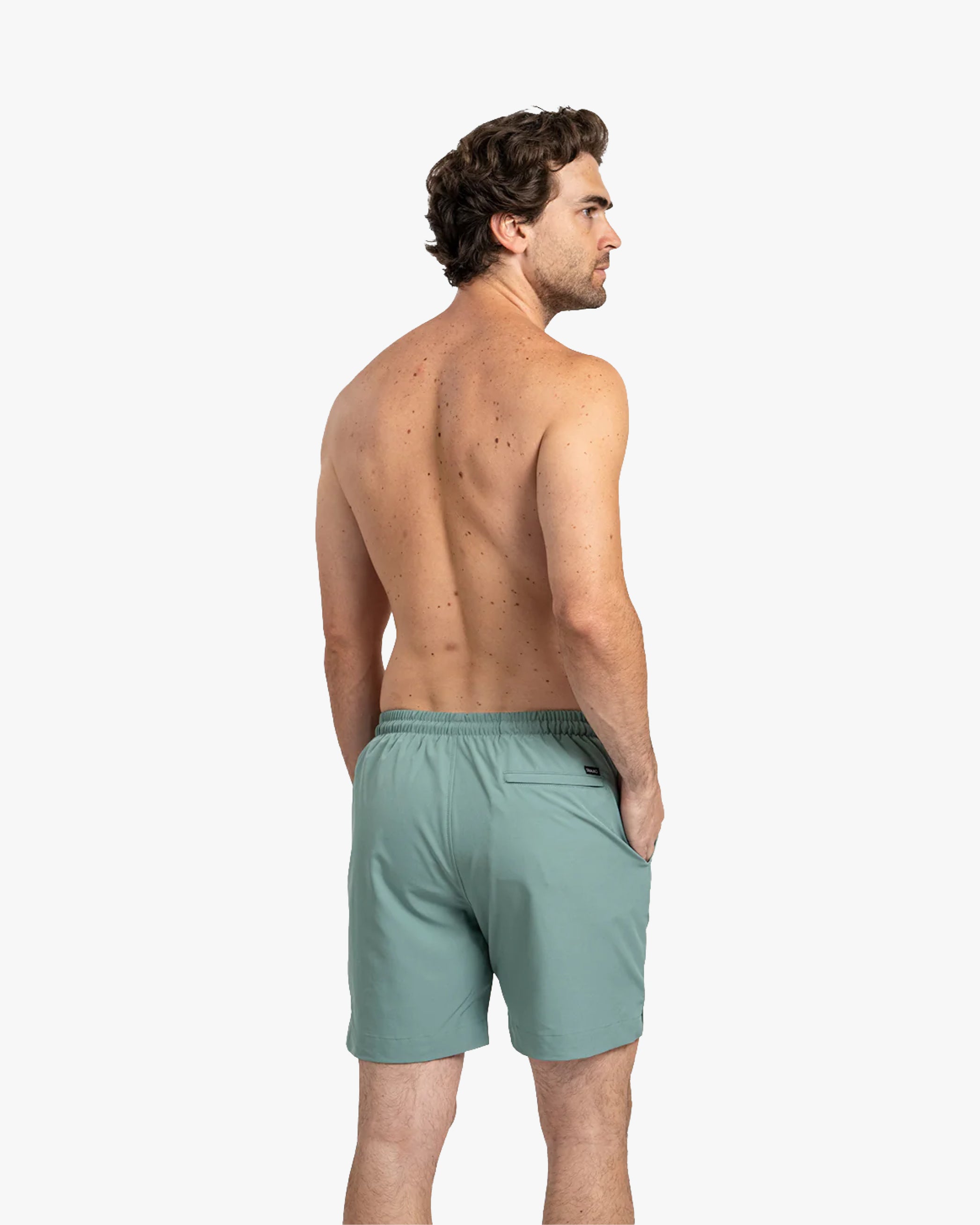Traje de Baño Liso Aqua