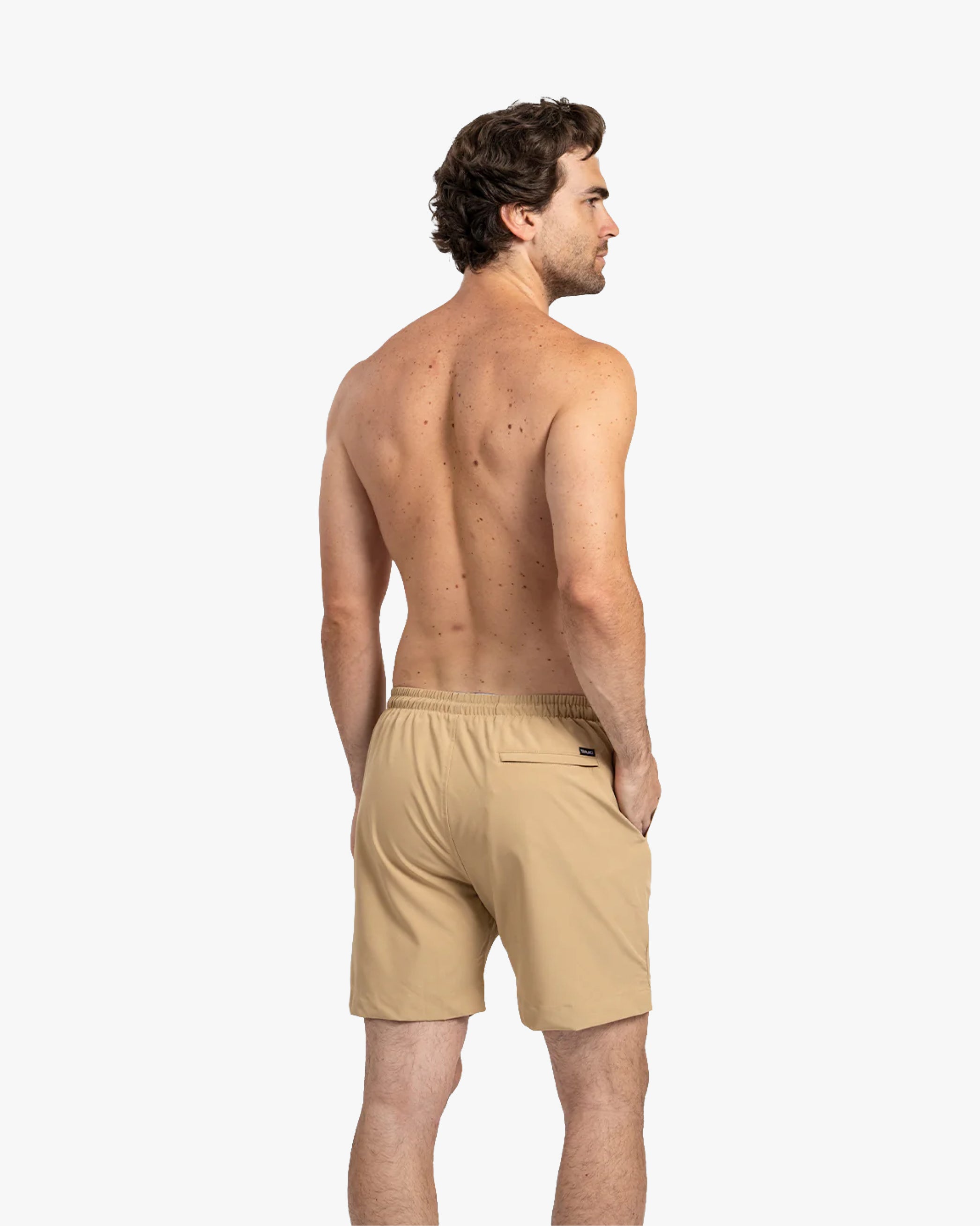Traje de Baño Liso Beige