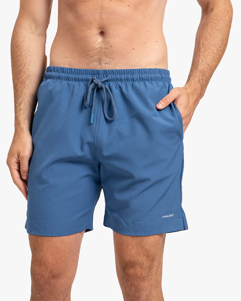 Traje de Baño Liso Acero
