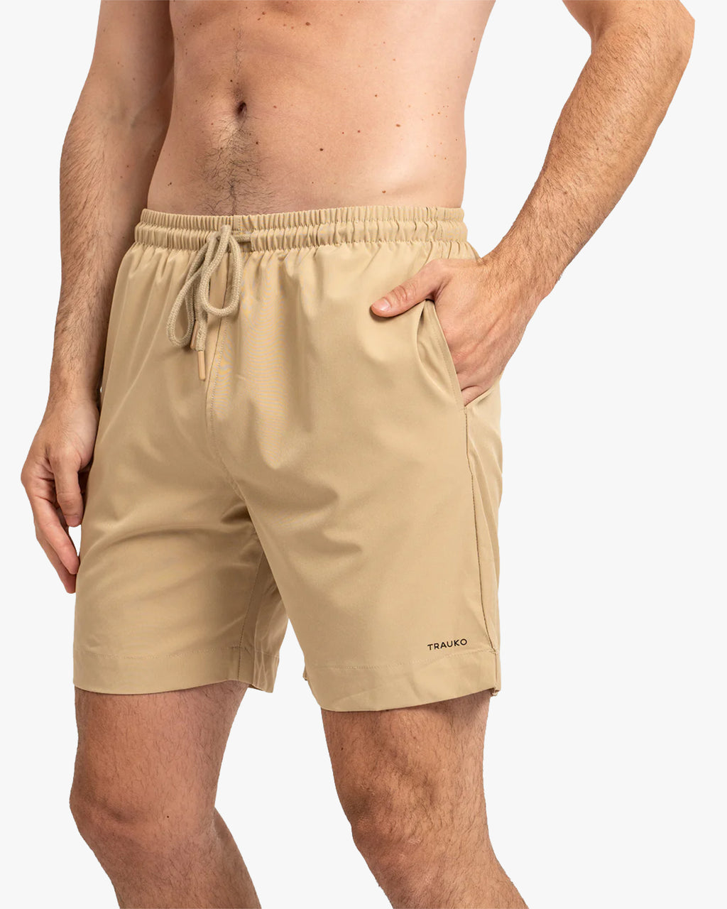 Traje de Baño Liso Beige