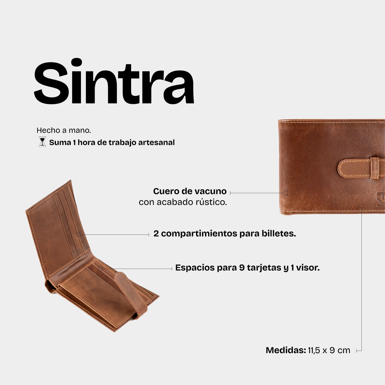 Billetera Sintra Café - Trauko