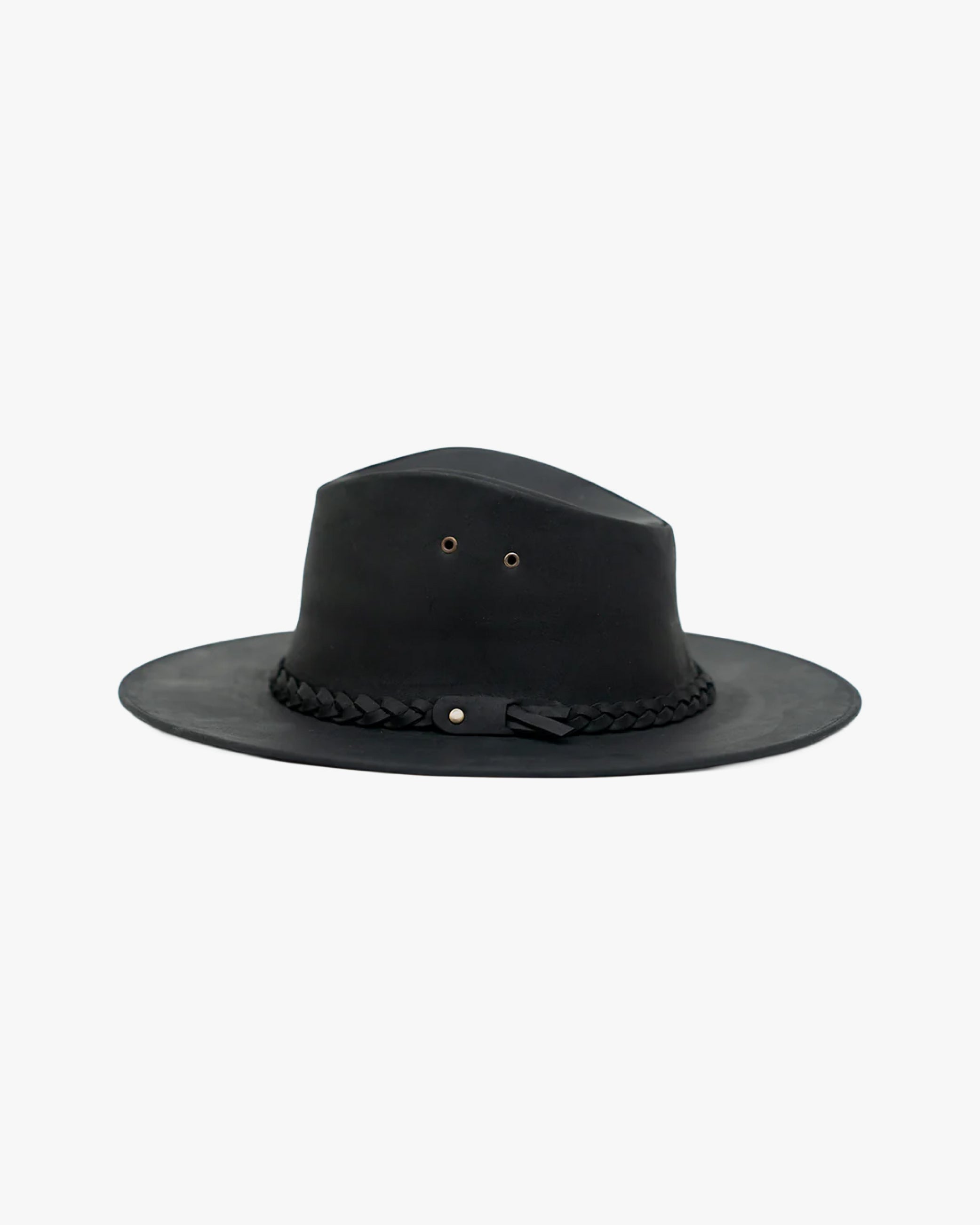 Sombrero Cuero Negro