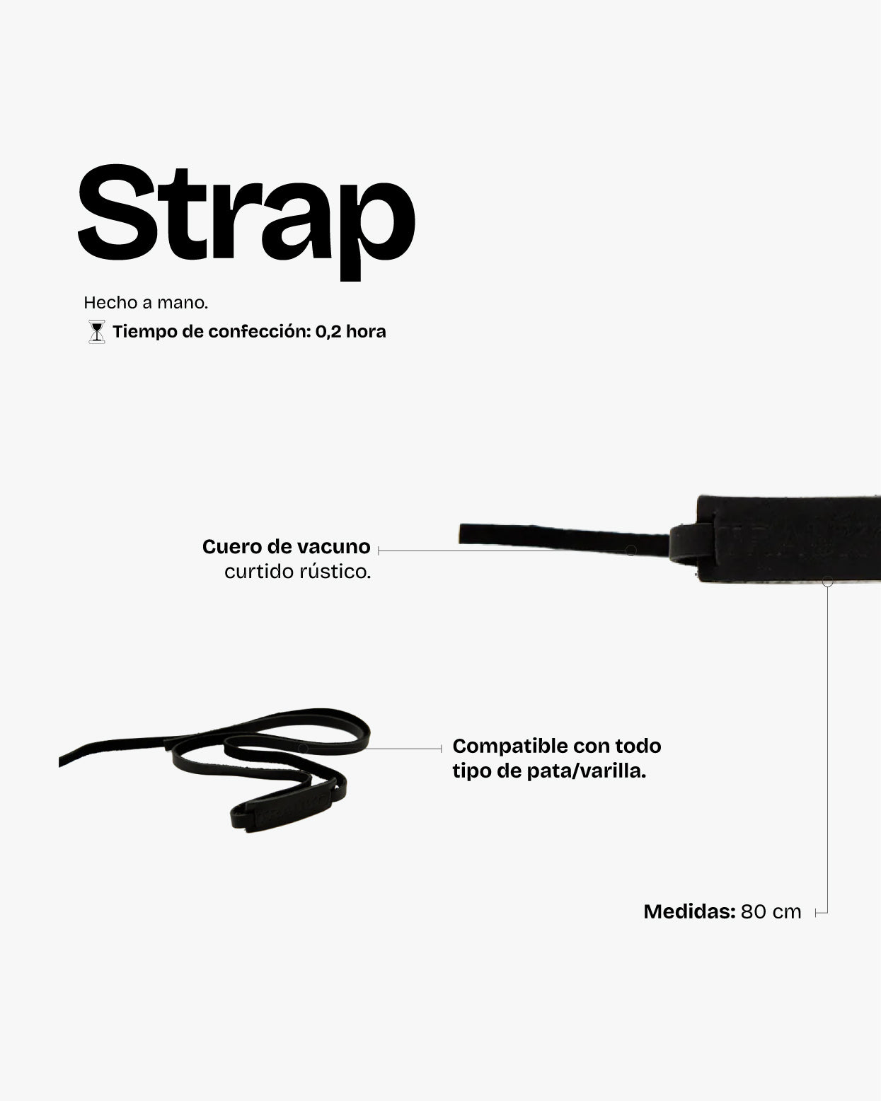 Strap Anteojos Negro - Trauko