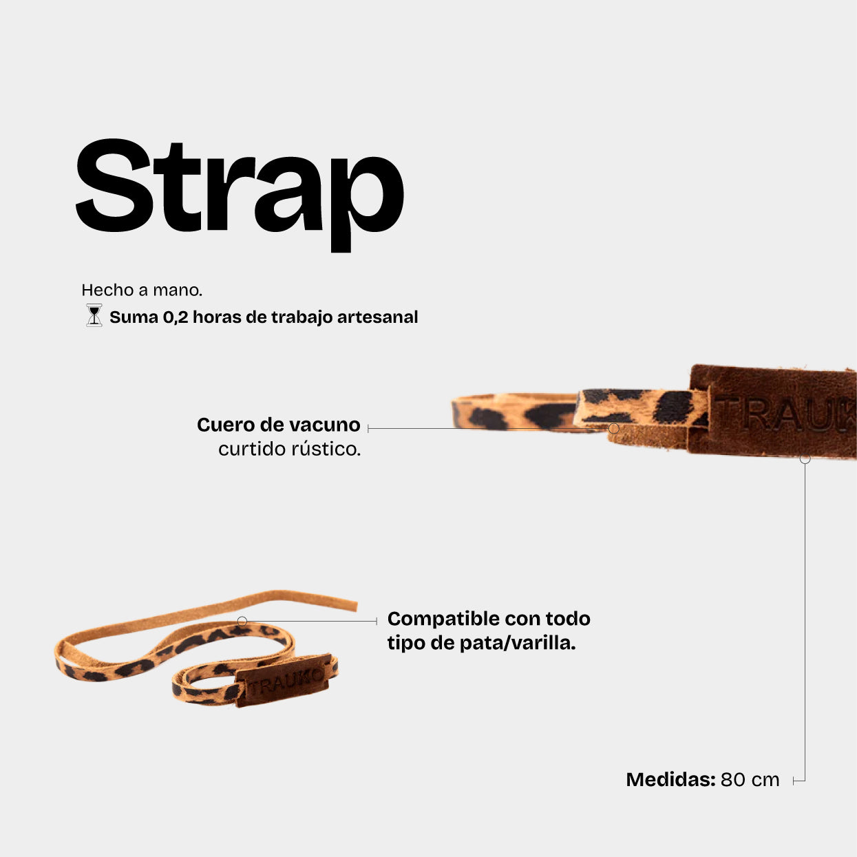 Strap Anteojos Animal Print - Trauko