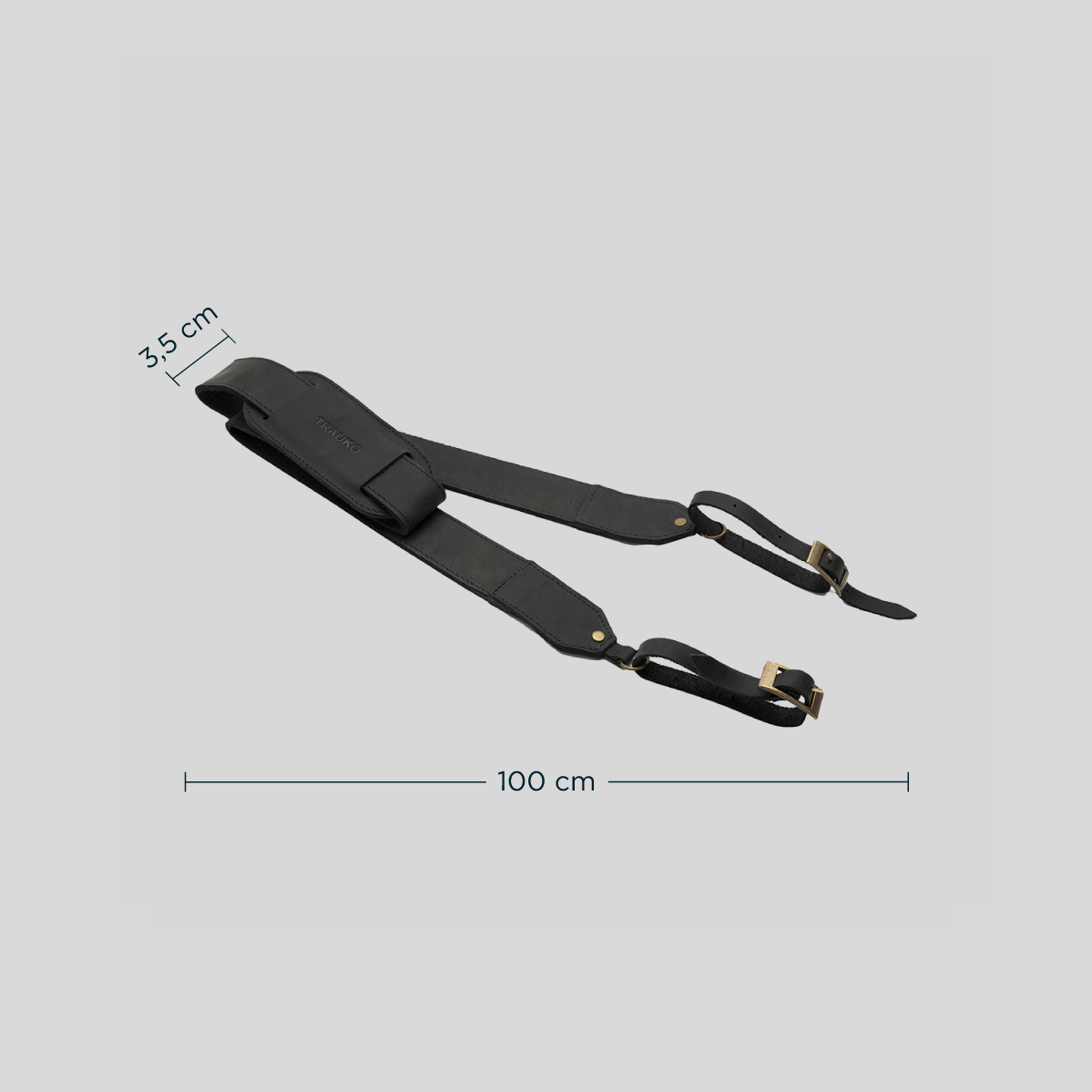 Strap de Cámara Negro - Trauko