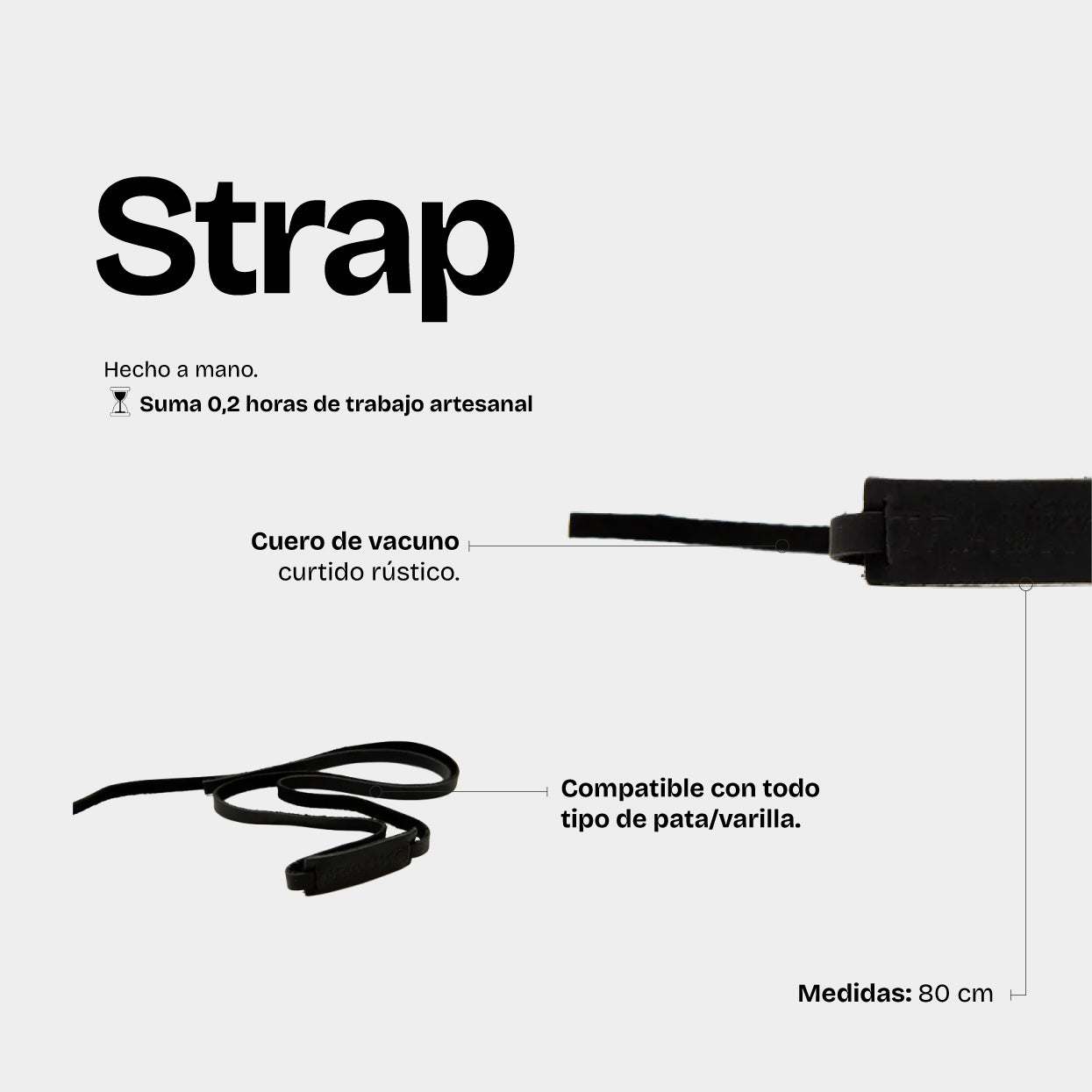 Strap Anteojos Negro - Trauko