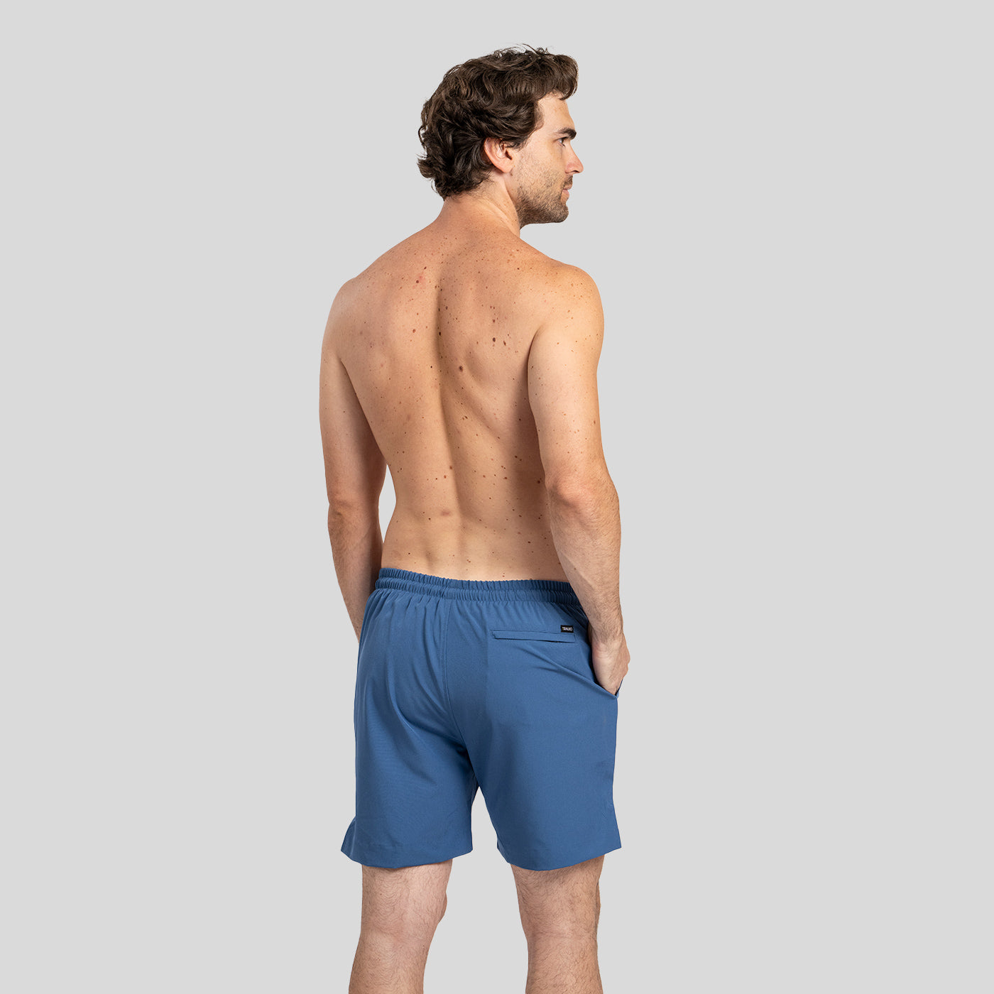 Traje de Baño Liso Acero