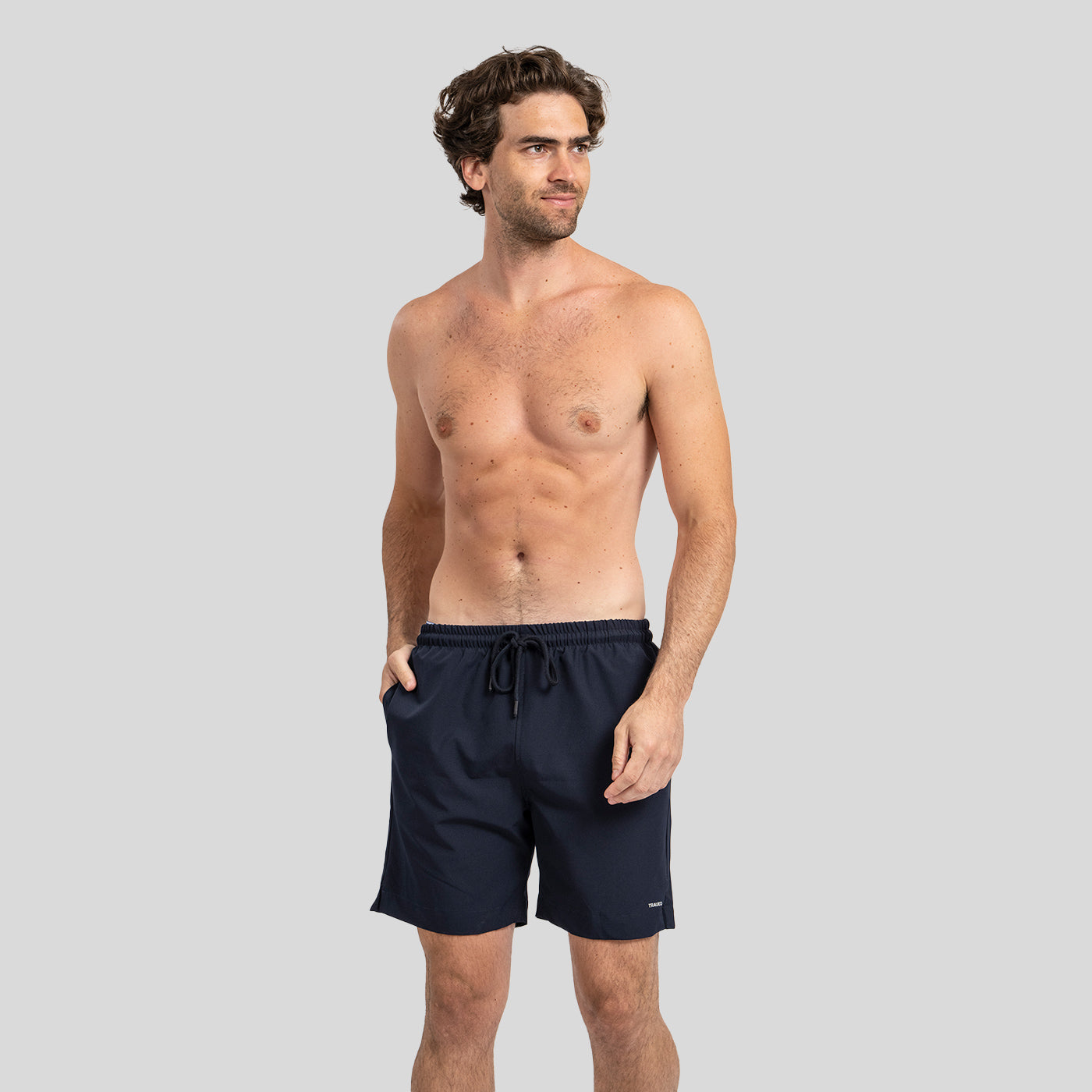 Traje de Baño Liso Navy