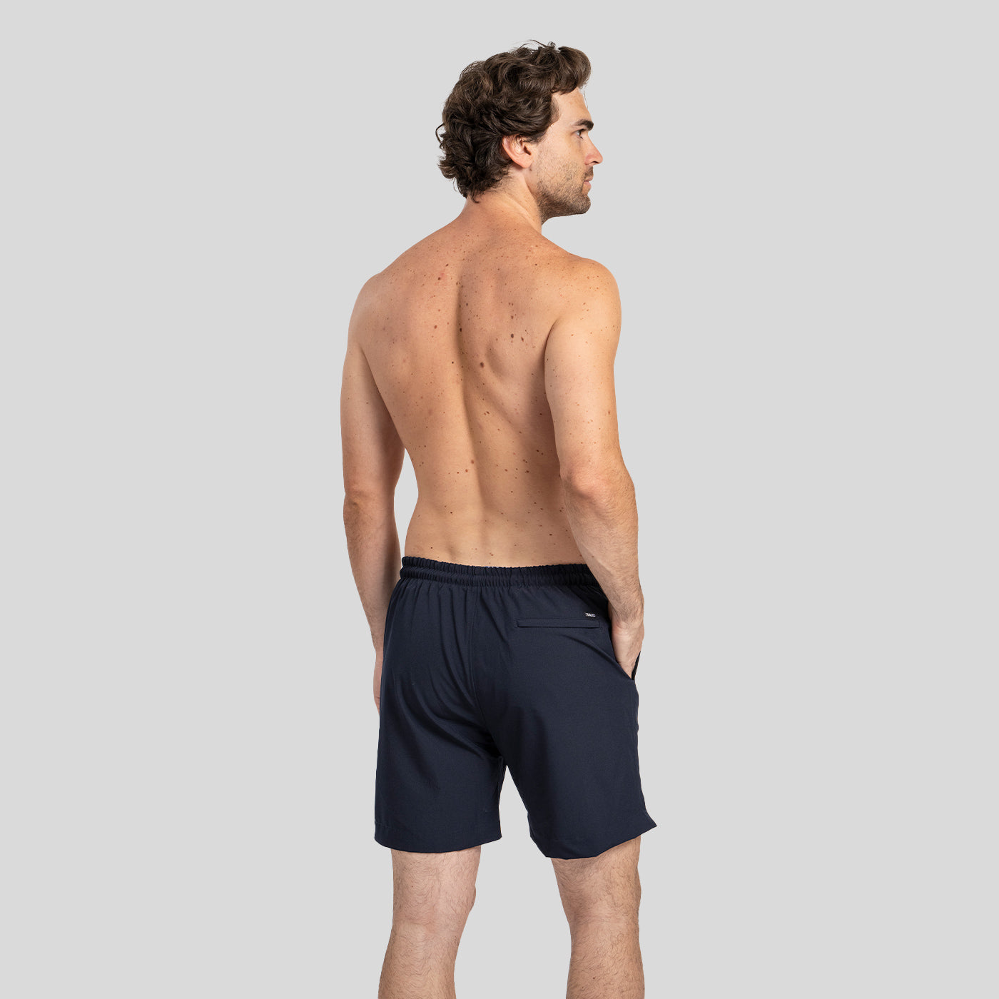 Traje de Baño Liso Navy