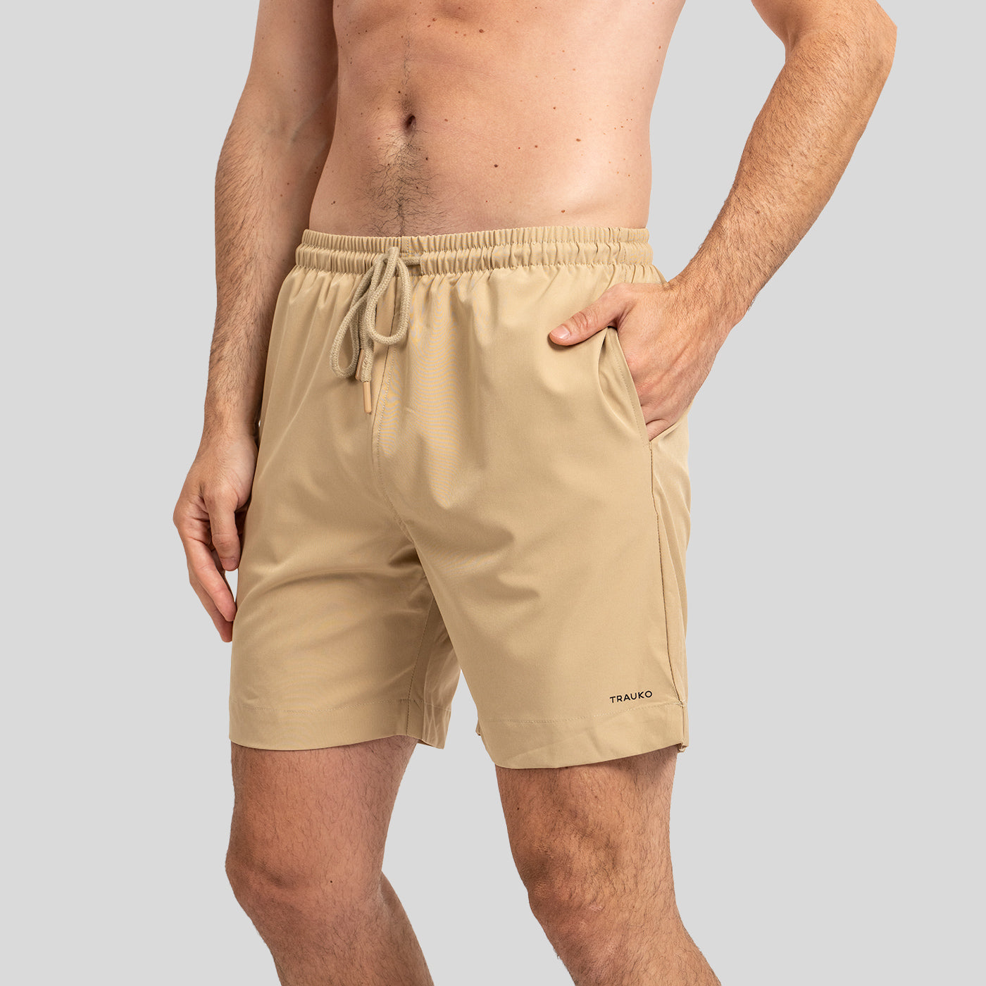 Traje de Baño Liso Beige