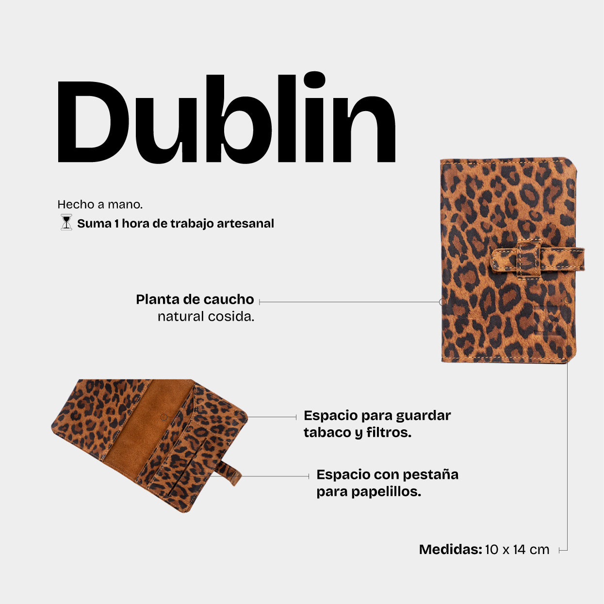Tabaquera Dublin Animal Print