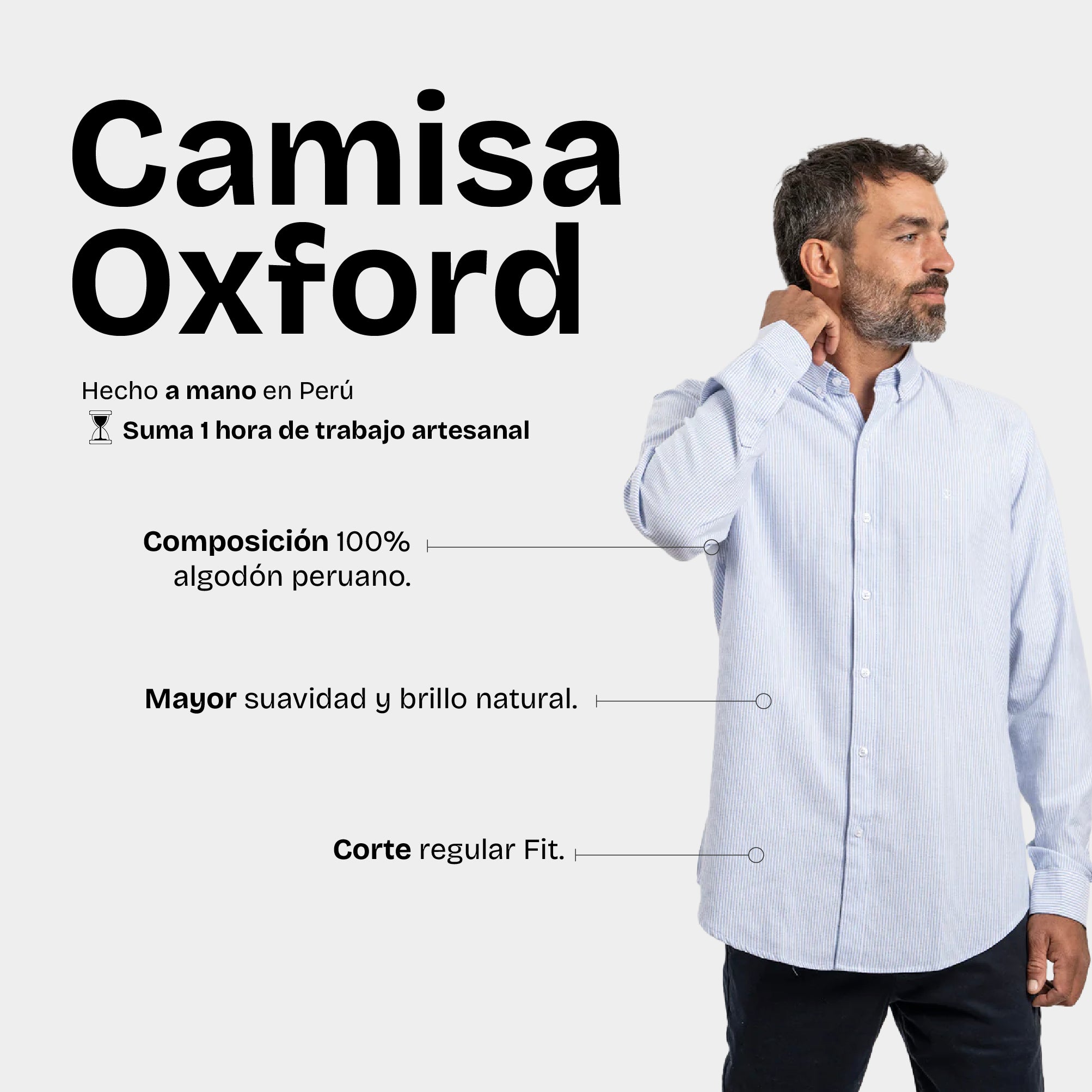 Camisa Oxford Rayas