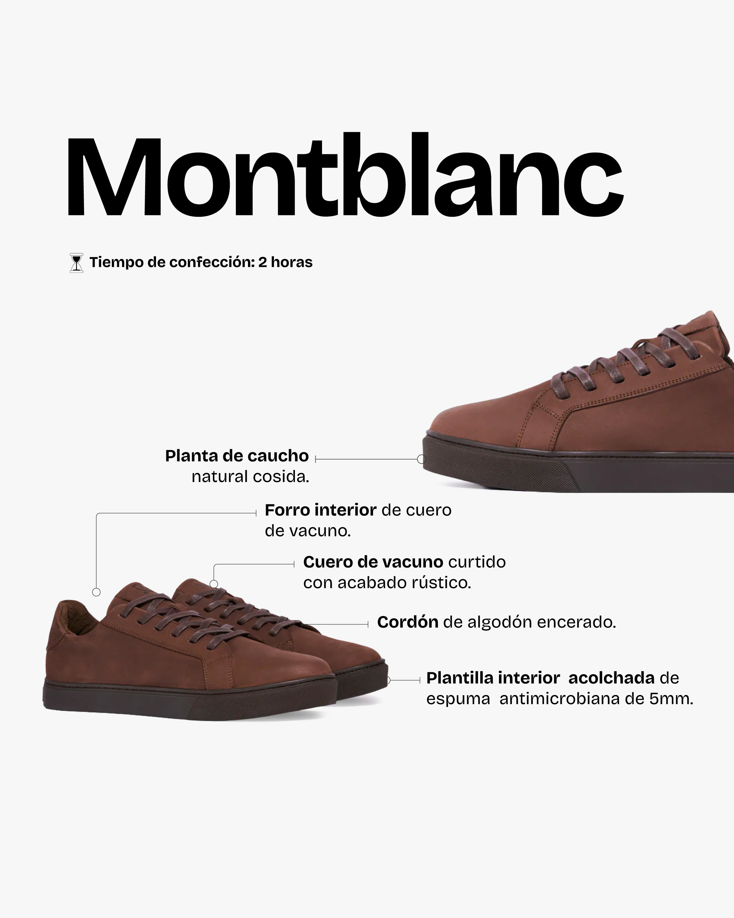 Zapatilla Mujer Montblanc Moca