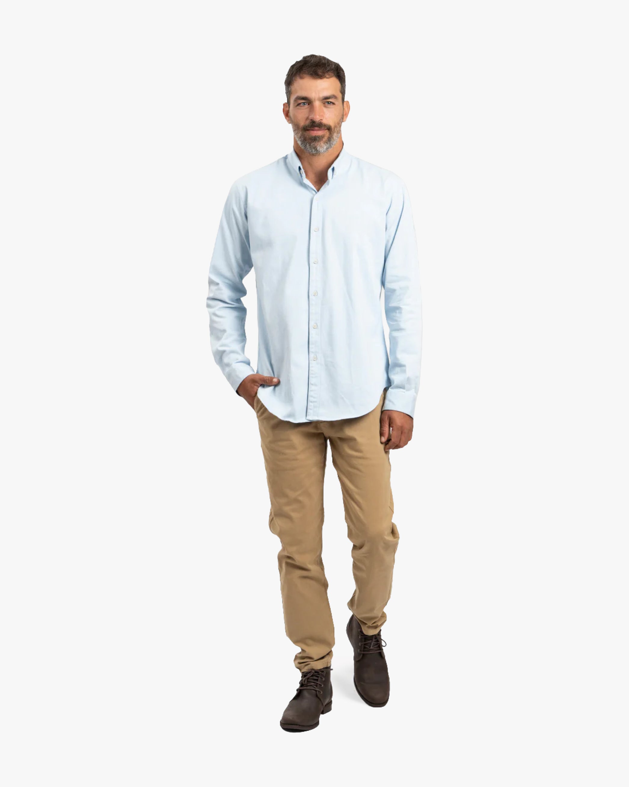 Camisa Drill Celeste - Trauko