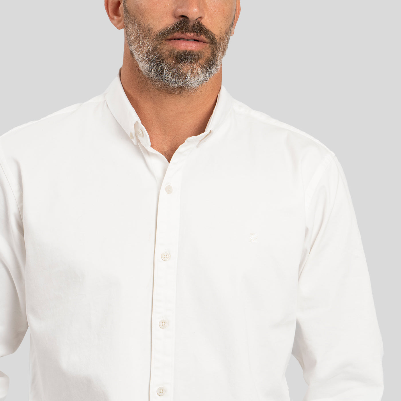 Camisa Drill Blanco