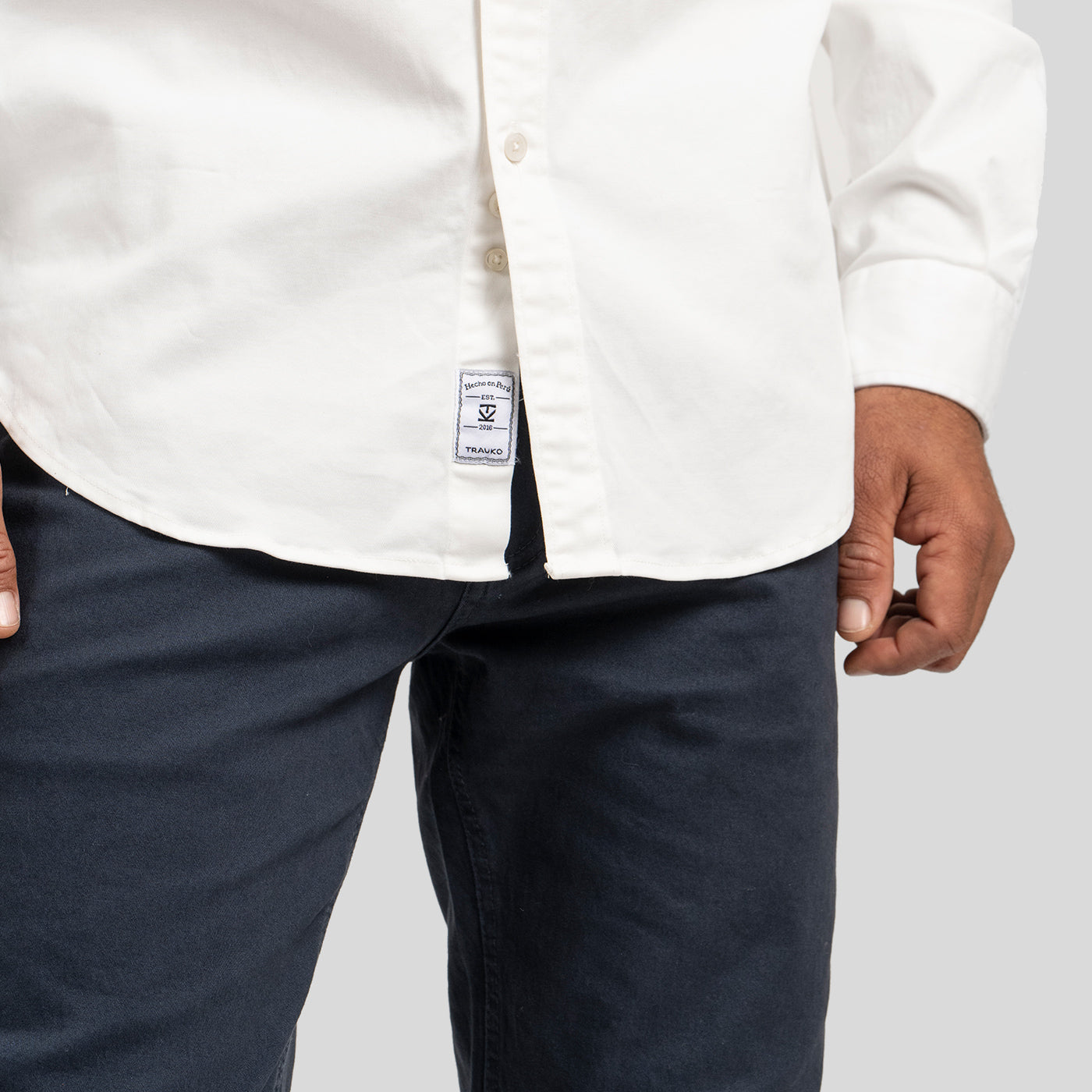 Camisa Drill Blanco