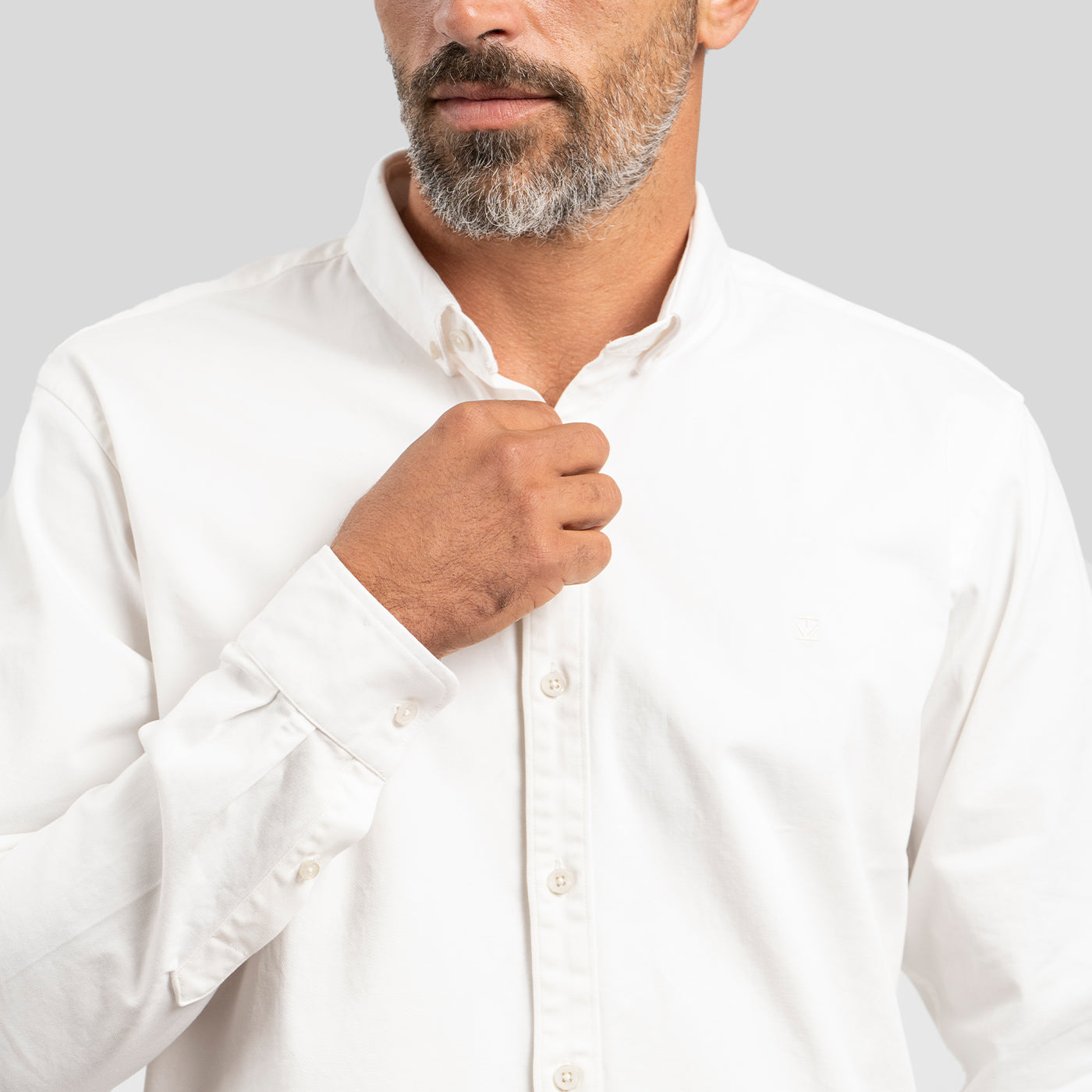 Camisa Oxford Blanco