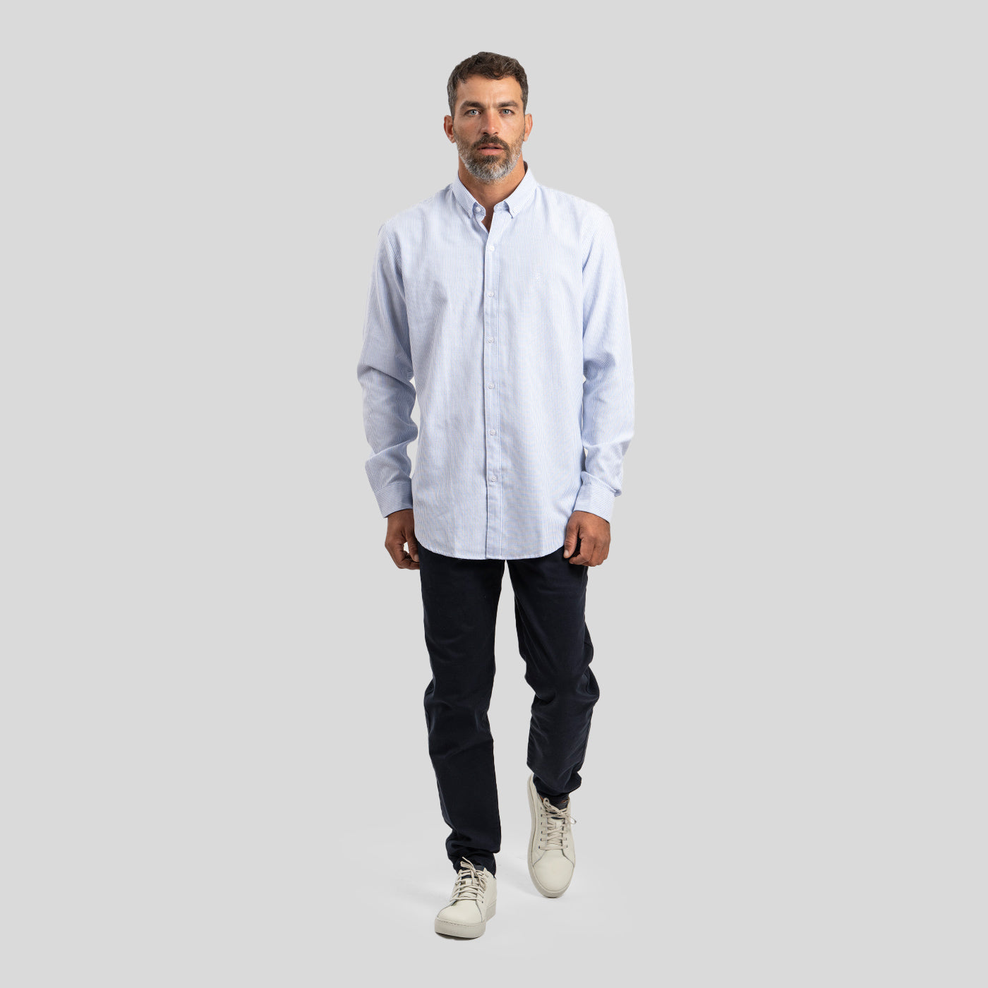 Camisa Oxford Rayas