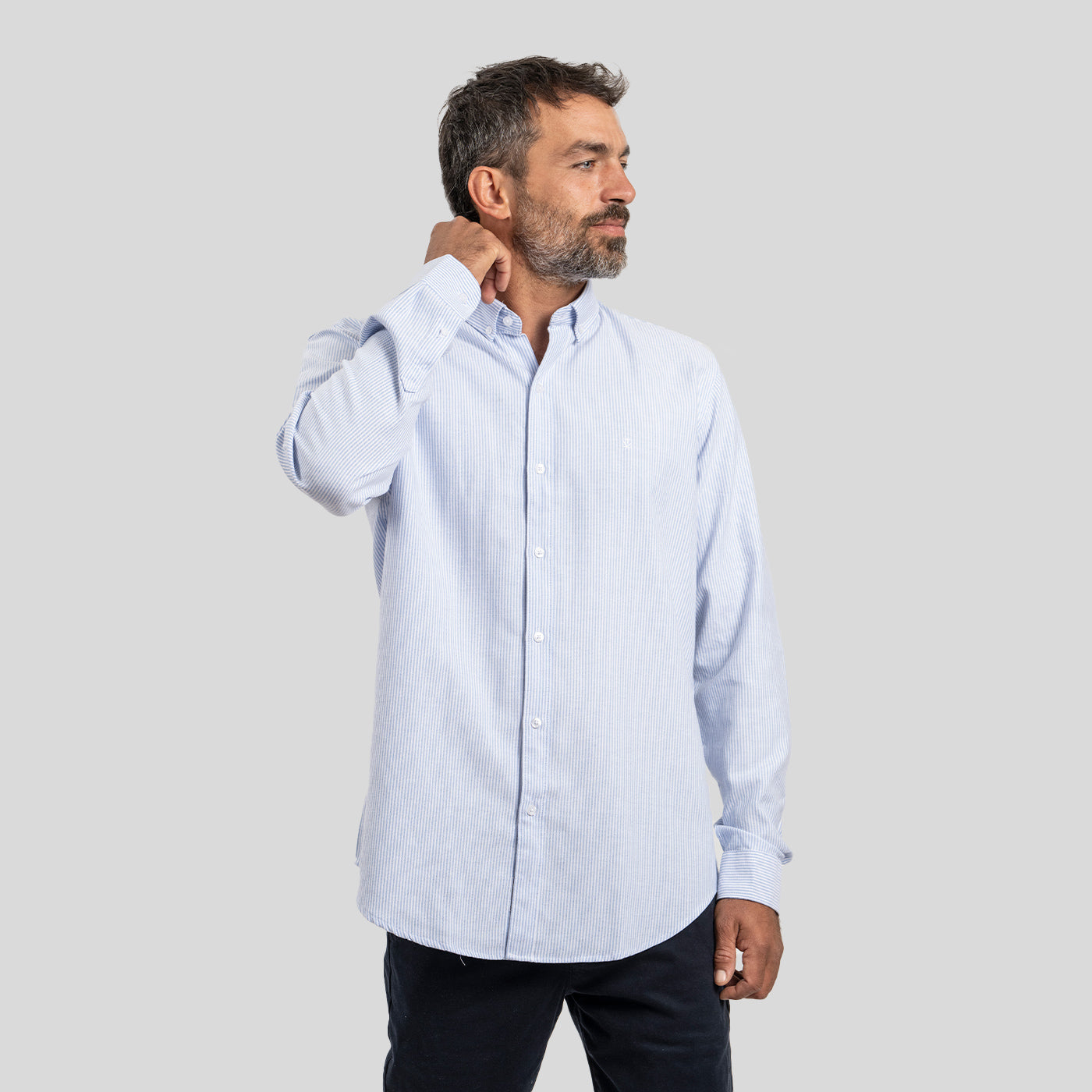 Camisa Oxford Rayas