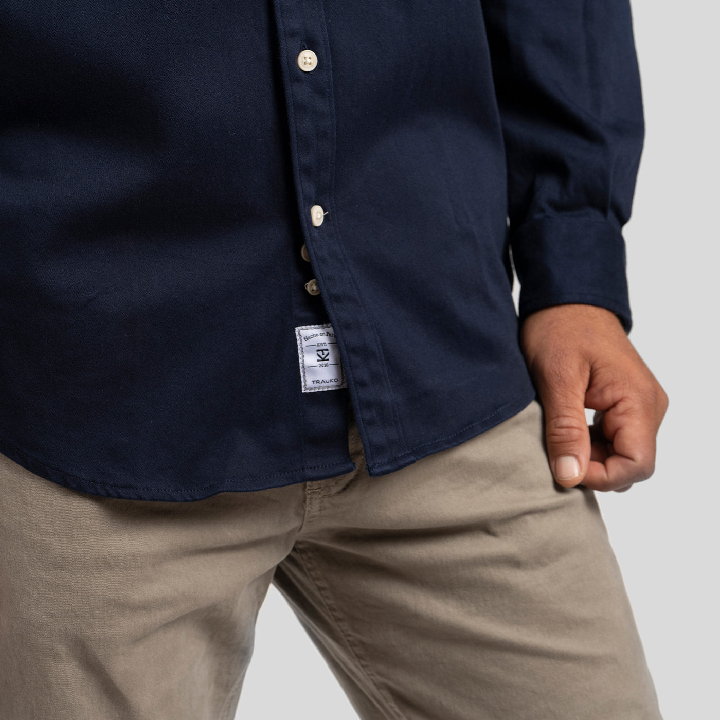 Camisa Drill Navy