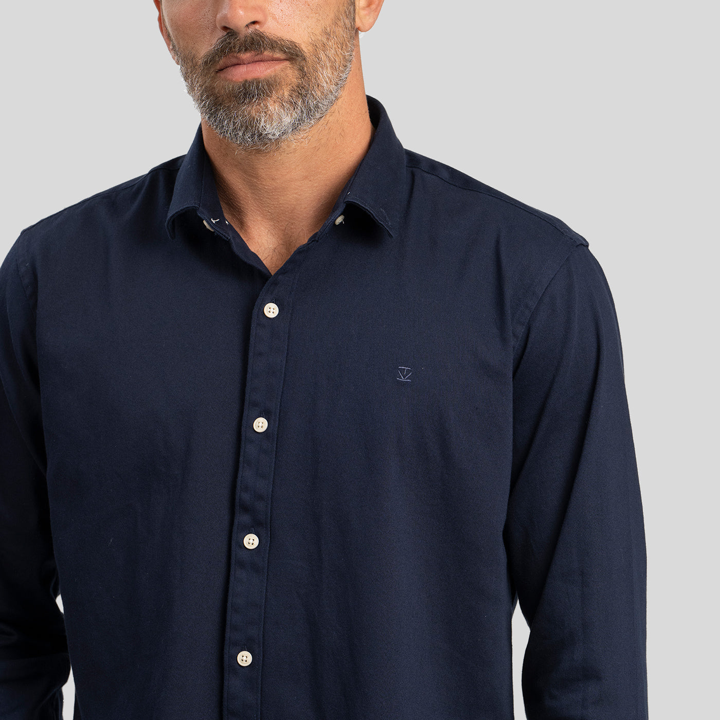 Camisa Drill Navy
