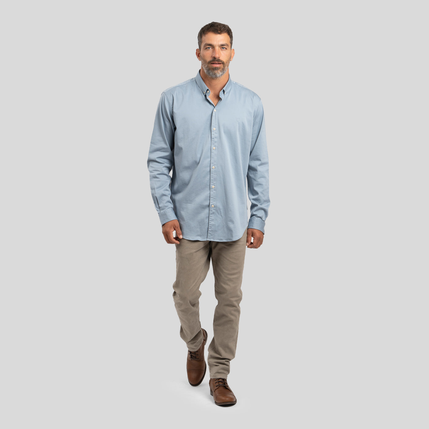Camisa Drill Azul