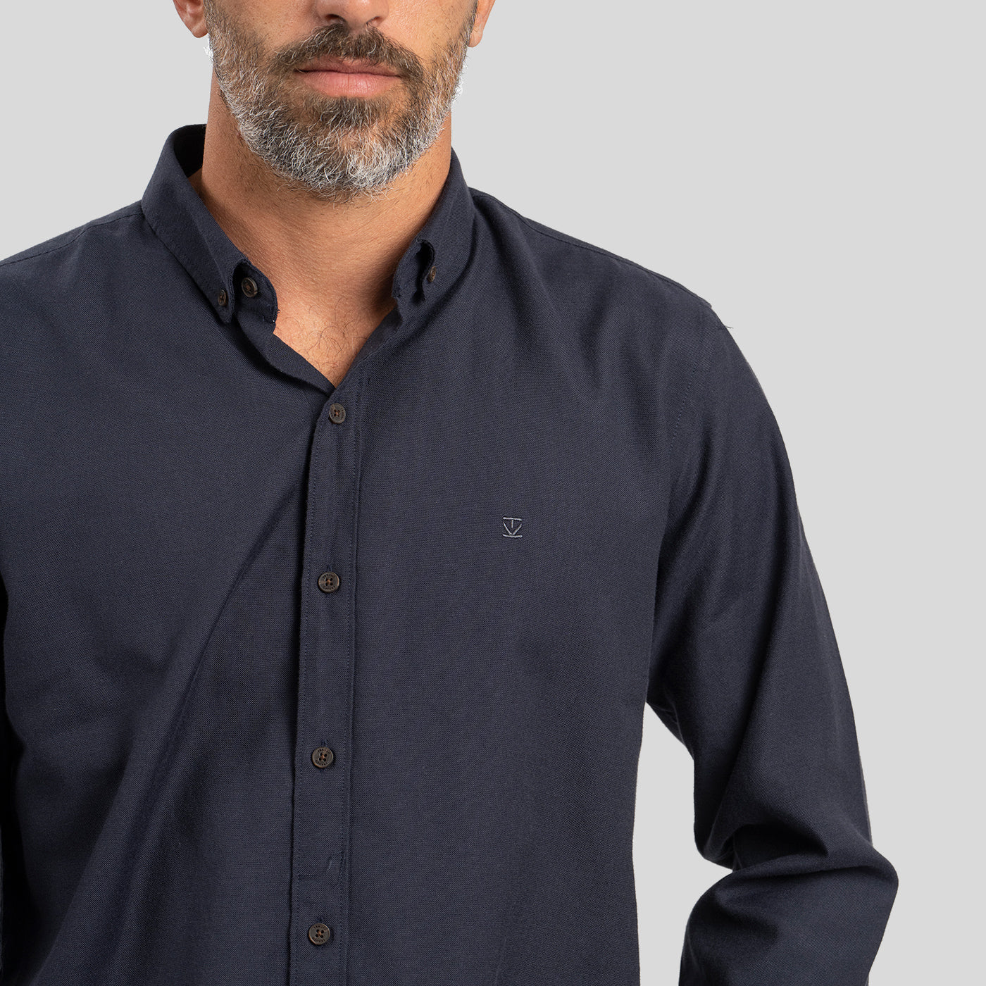 Camisa Oxford Navy
