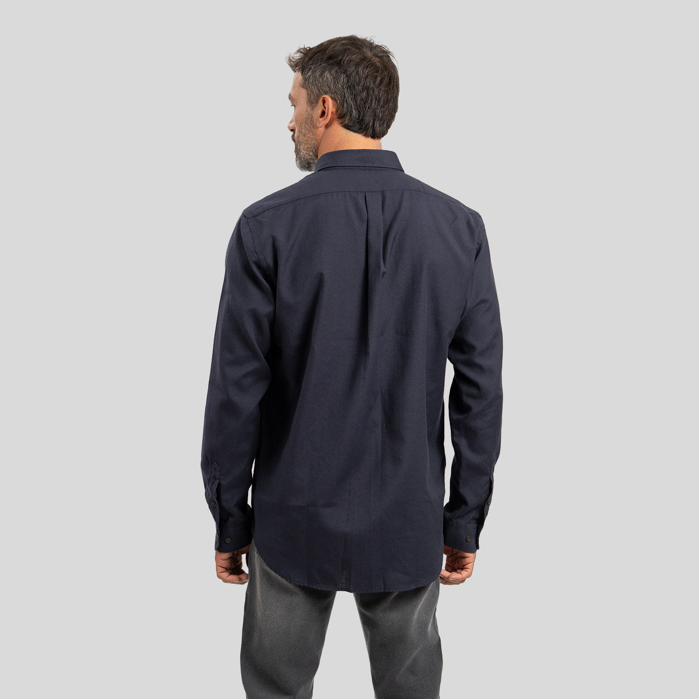 Camisa Oxford Navy