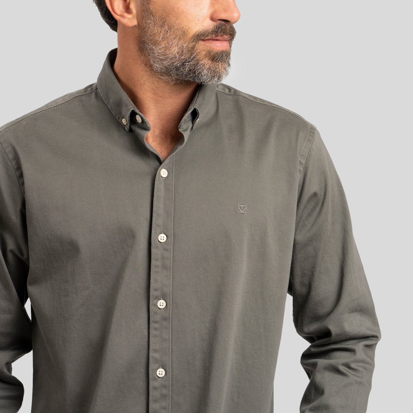 Camisa Drill Olivo