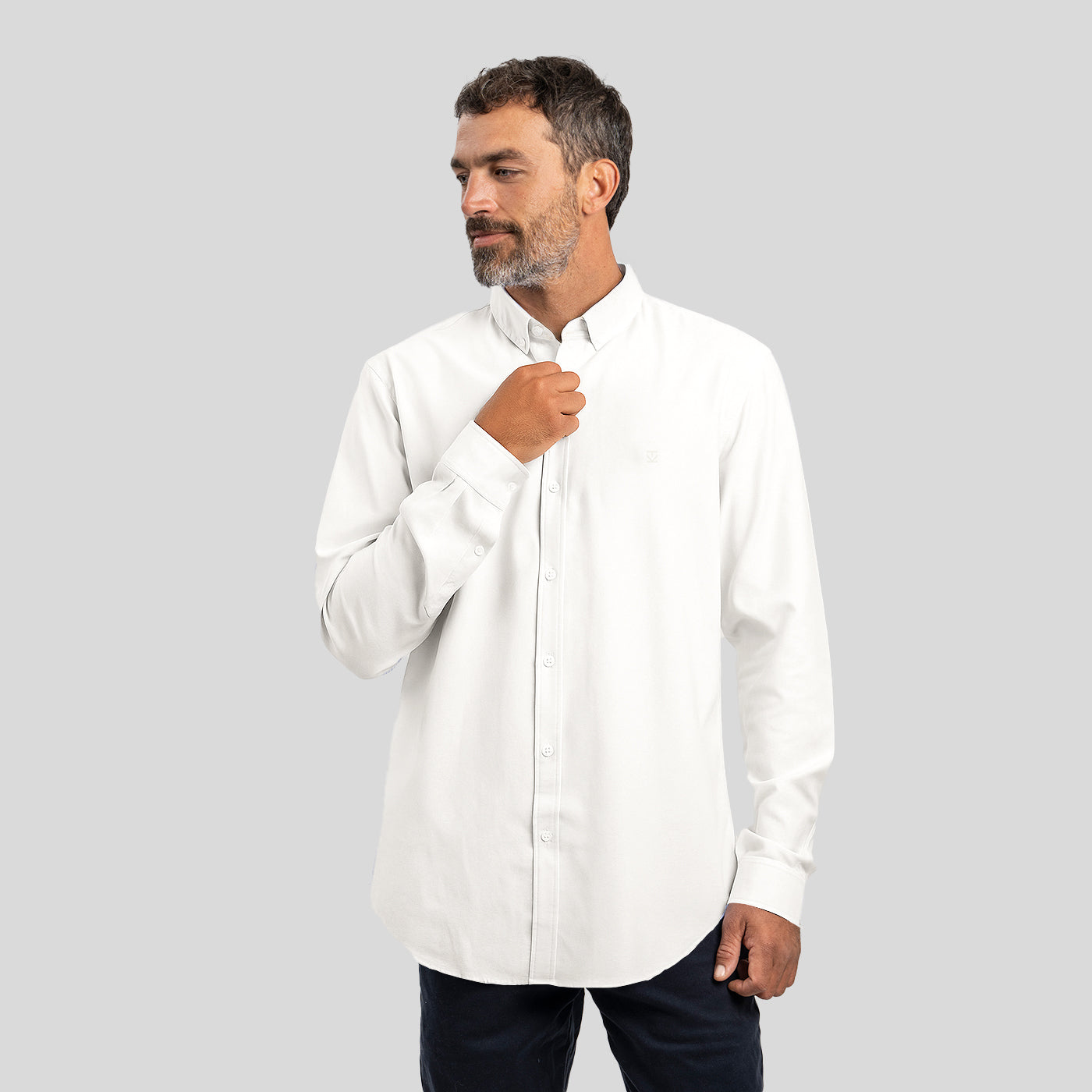 Camisa Drill Blanco
