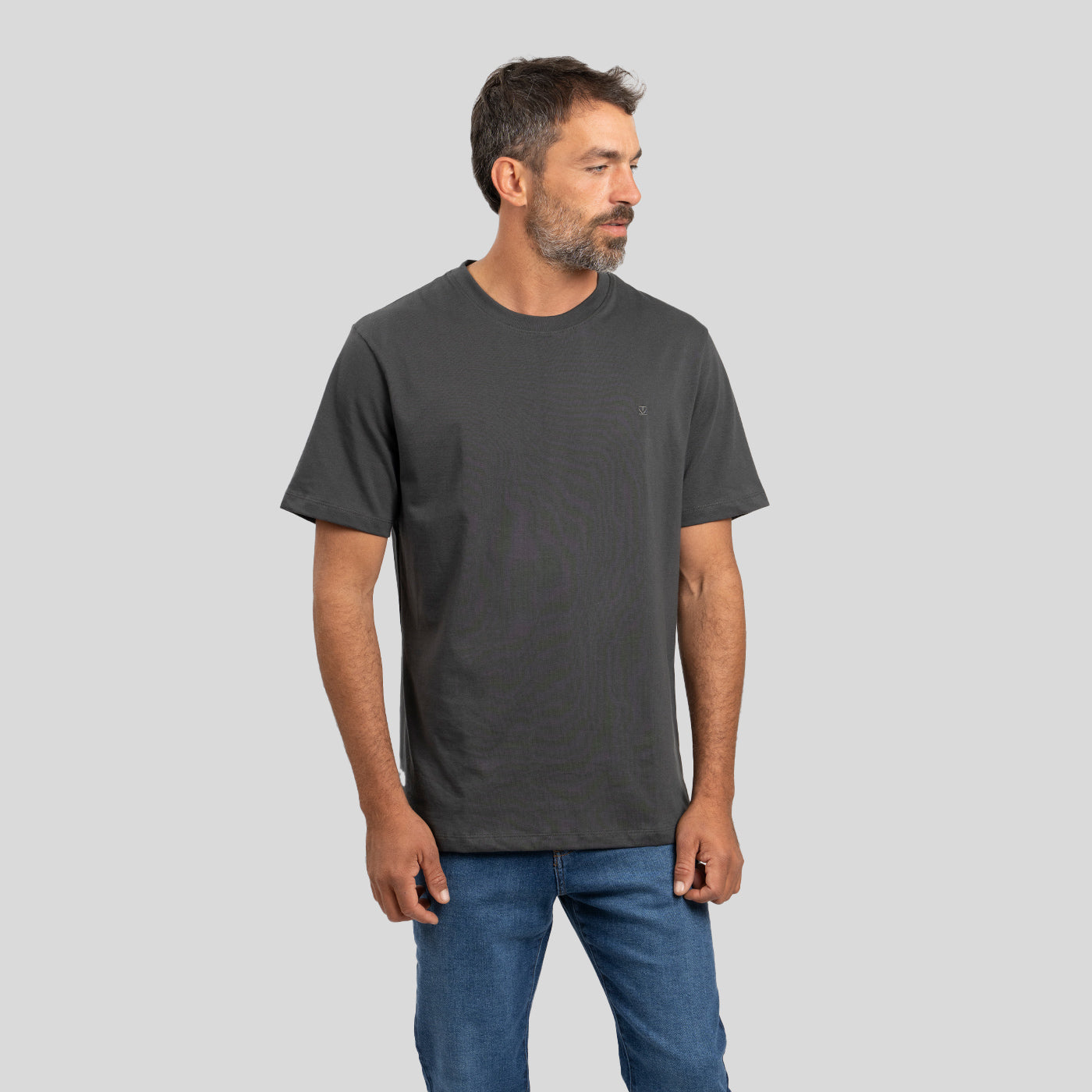 Polera Pima Gris