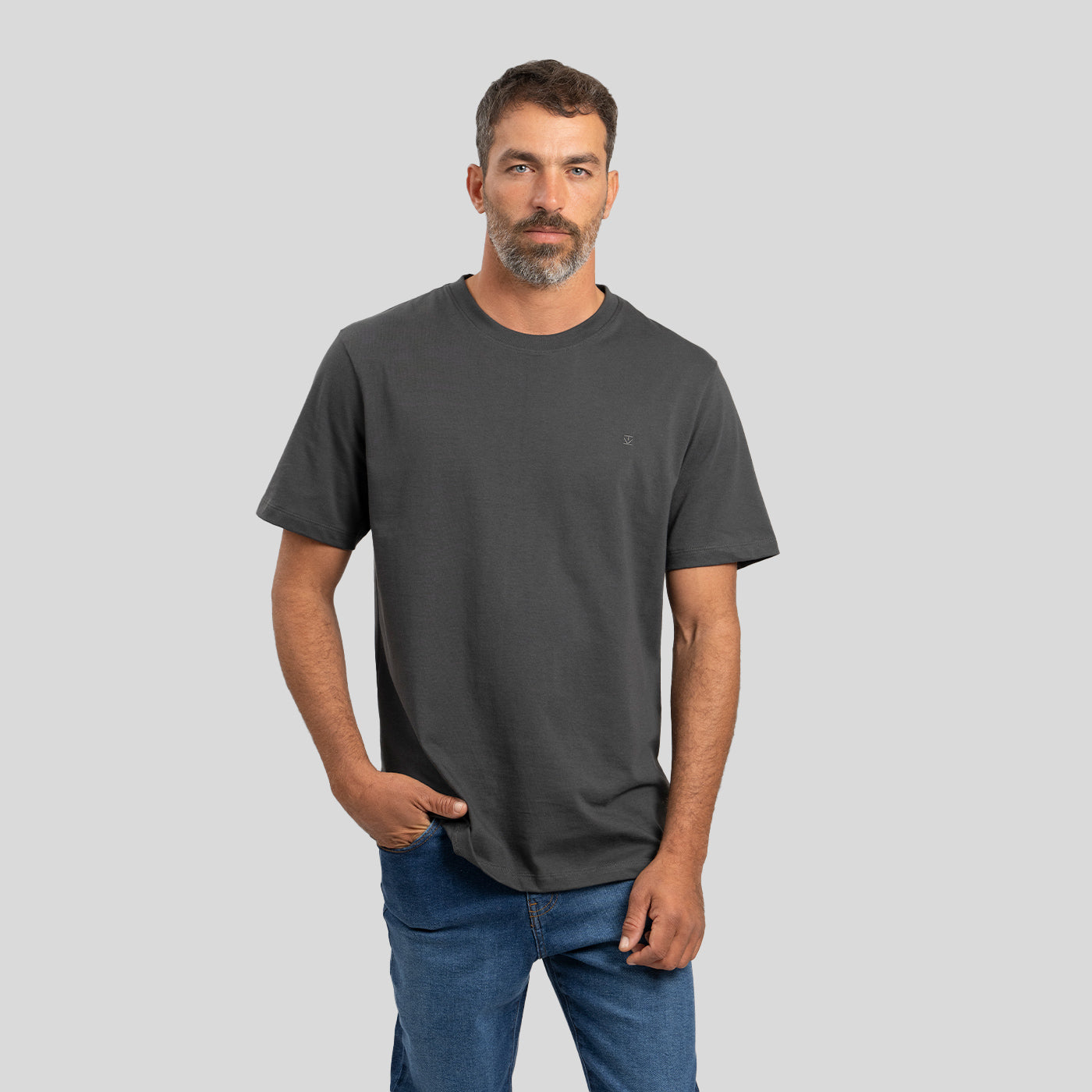 Polera Pima Gris