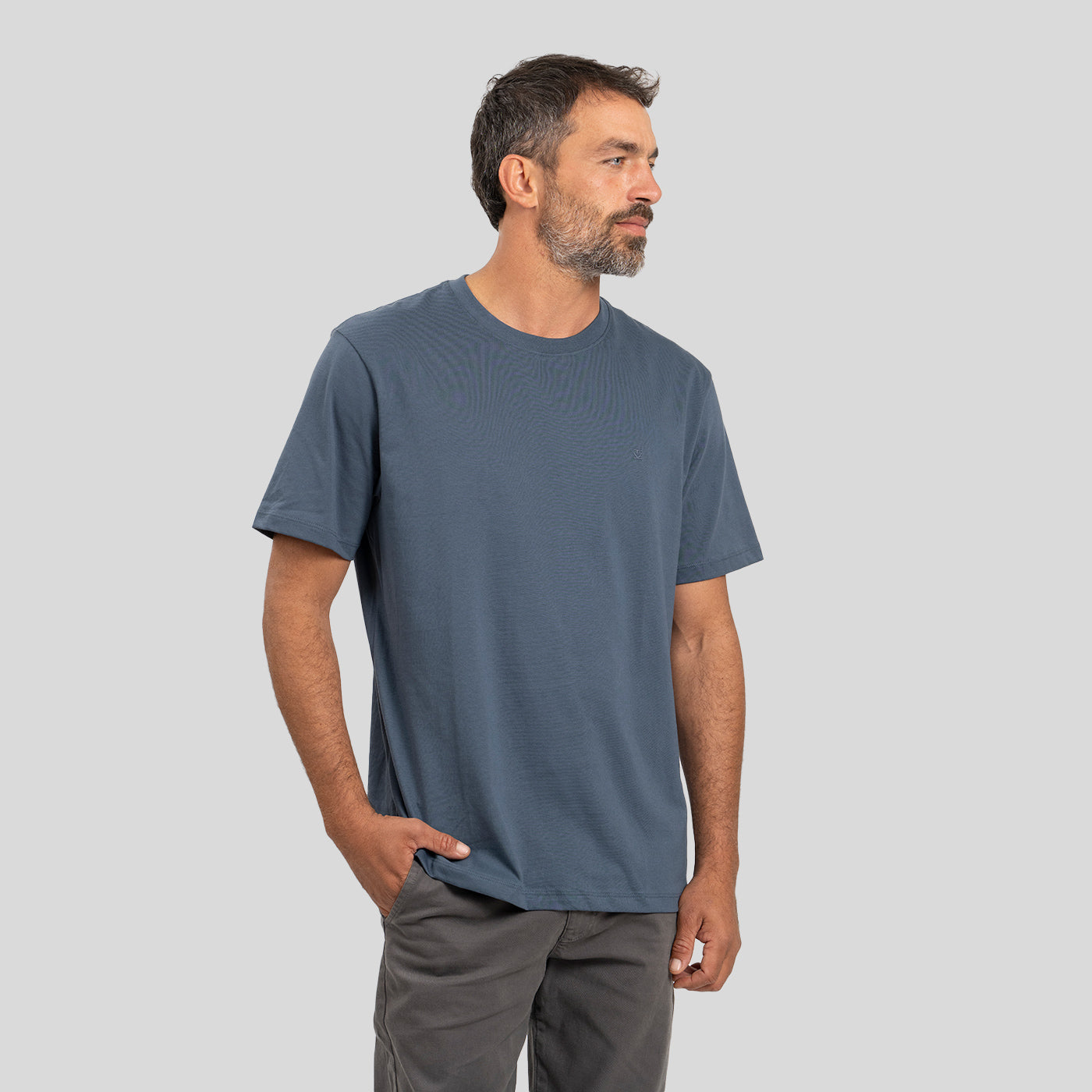 Polera Pima Azul