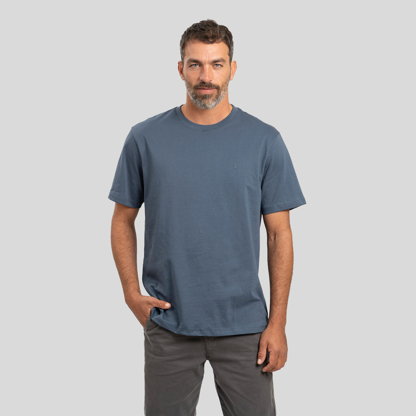 Polera Pima Azul