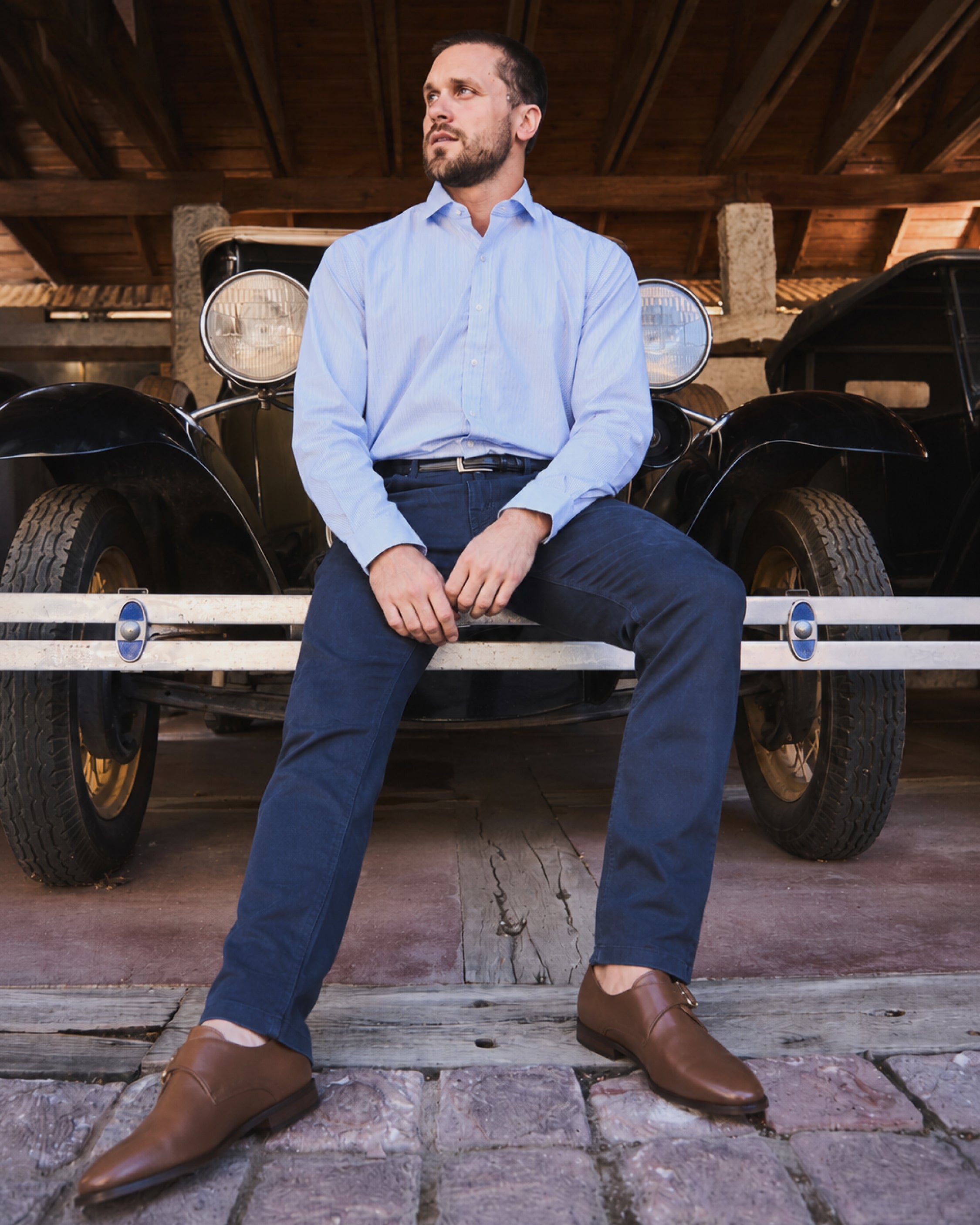 Zapato Hombre York Camel